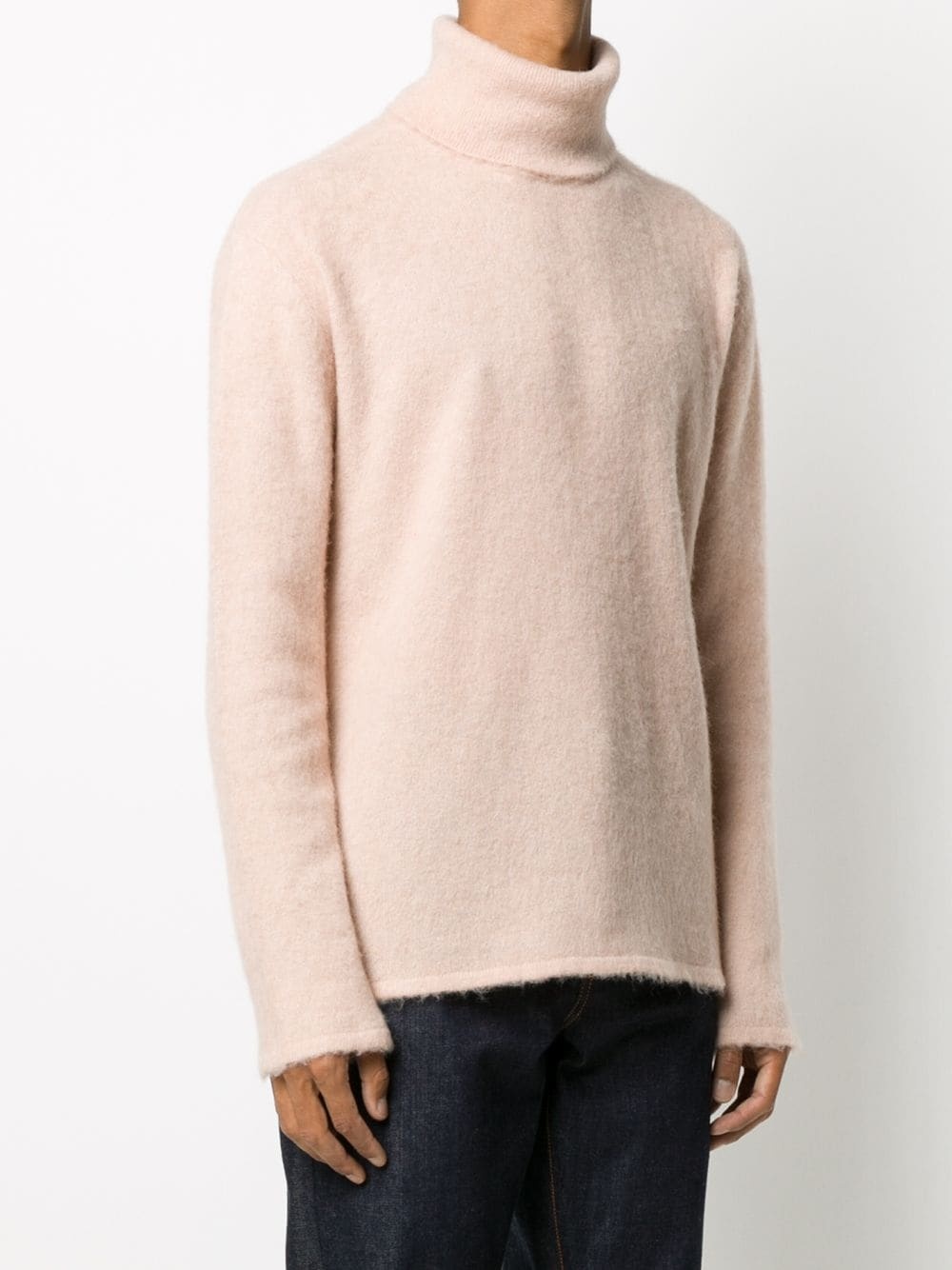 turtle neck knitted jumper - 3