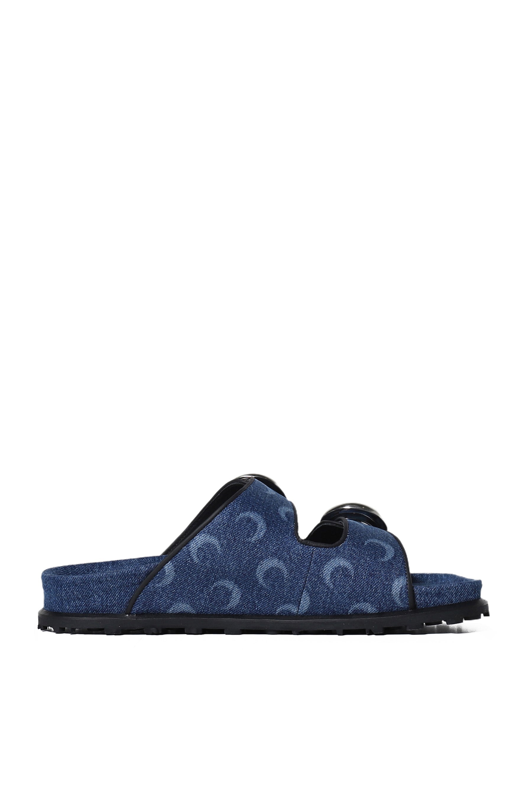 REGENERATED DEADSTOCK DENIM MS GROUND SANDAL / BLU LASER+WASH - 2