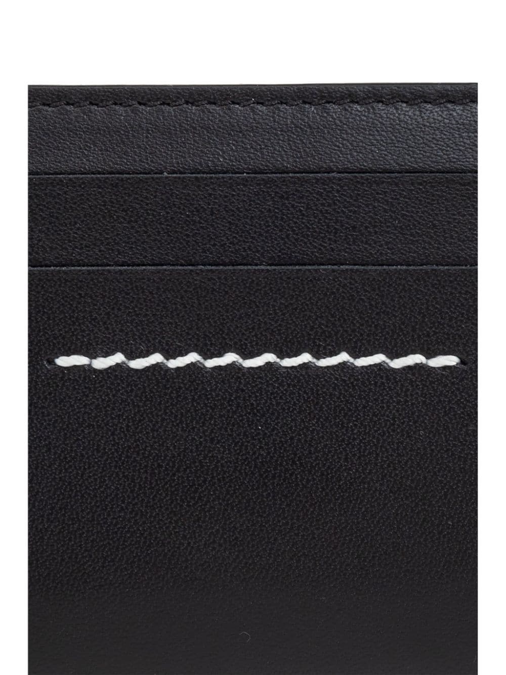 signature numbers motif leather cardholder - 4