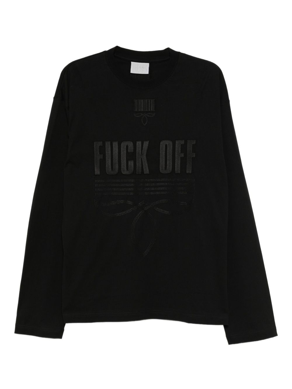 embroidered short-sleeved T-shirt - 1