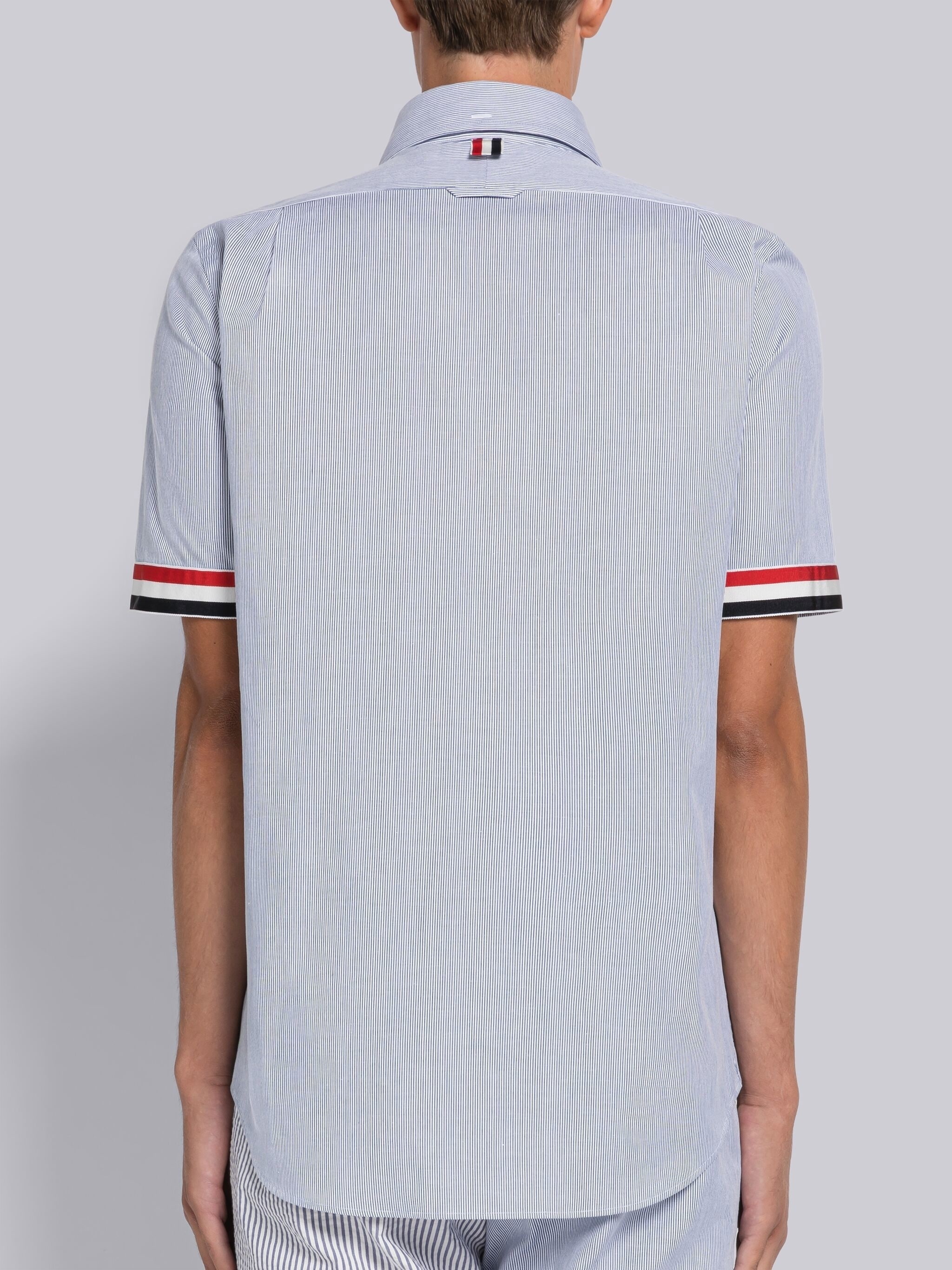 Pincord Armband Short Sleeve Shirt - 4