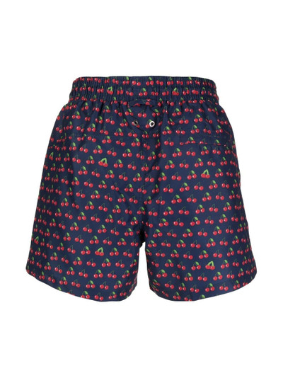 Derek Rose cherry-print swim shorts outlook