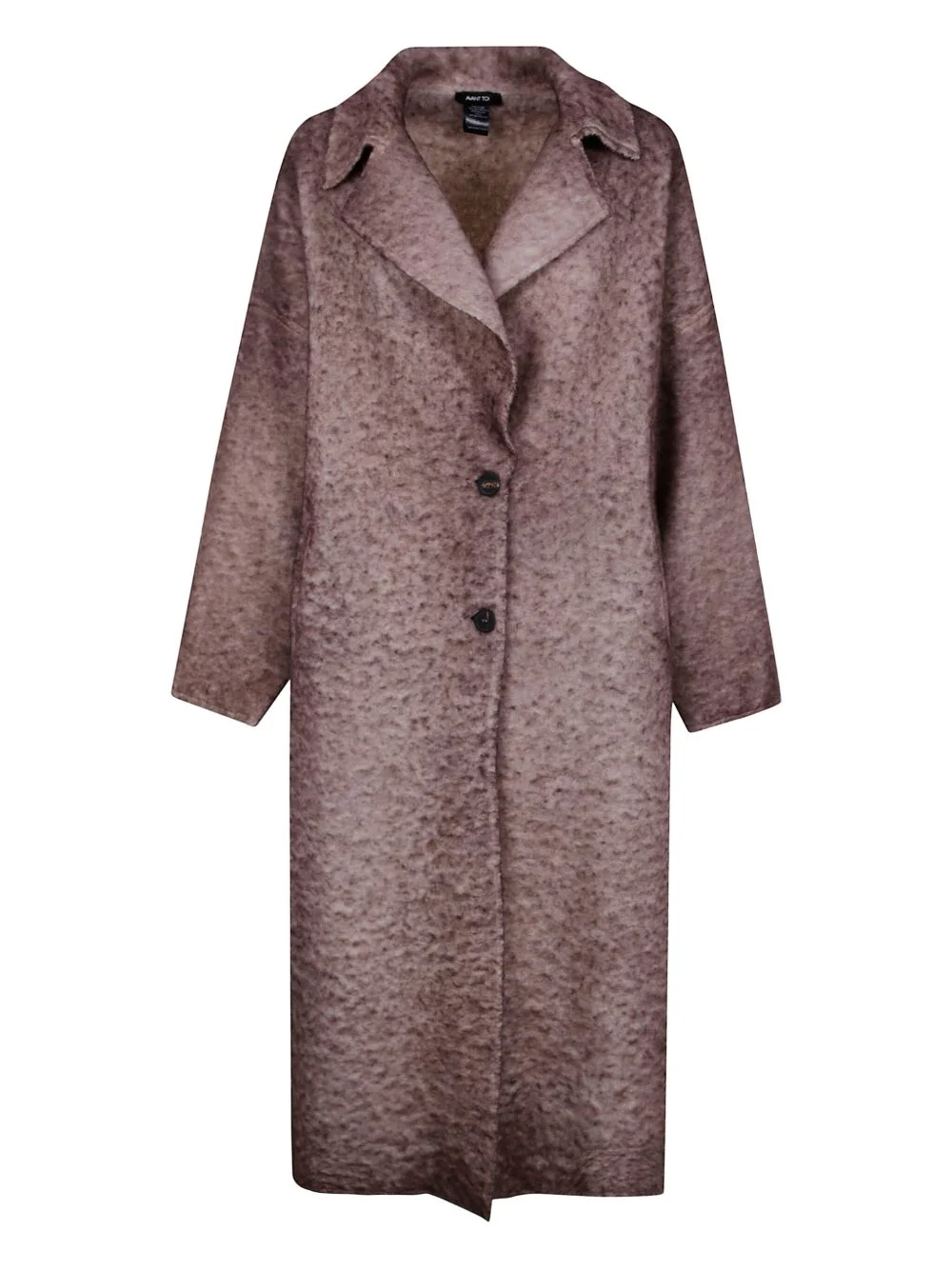 button-fastening coat - 1