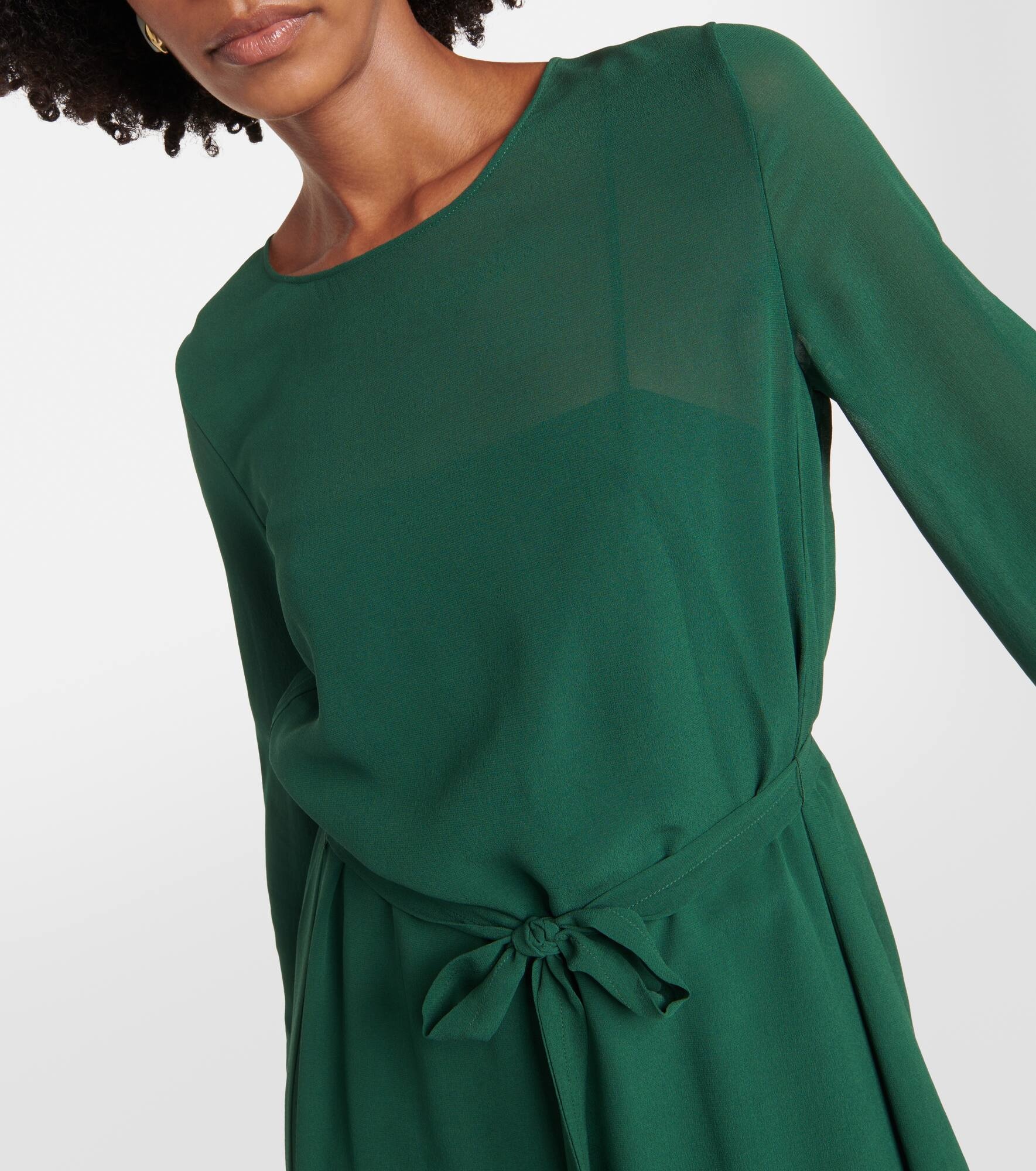 Silk midi dress - 4