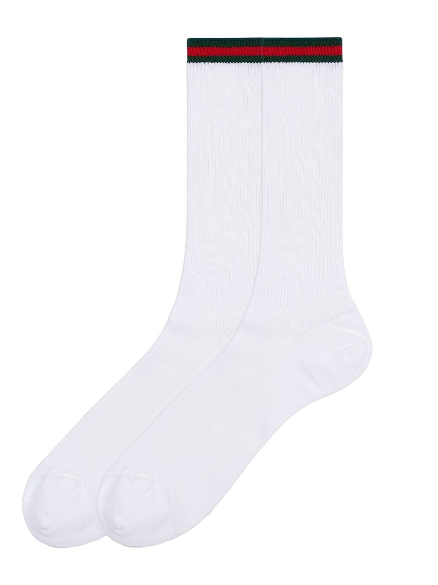 CALZINI IN MISTO COTONE CON NASTRO WEB - 2