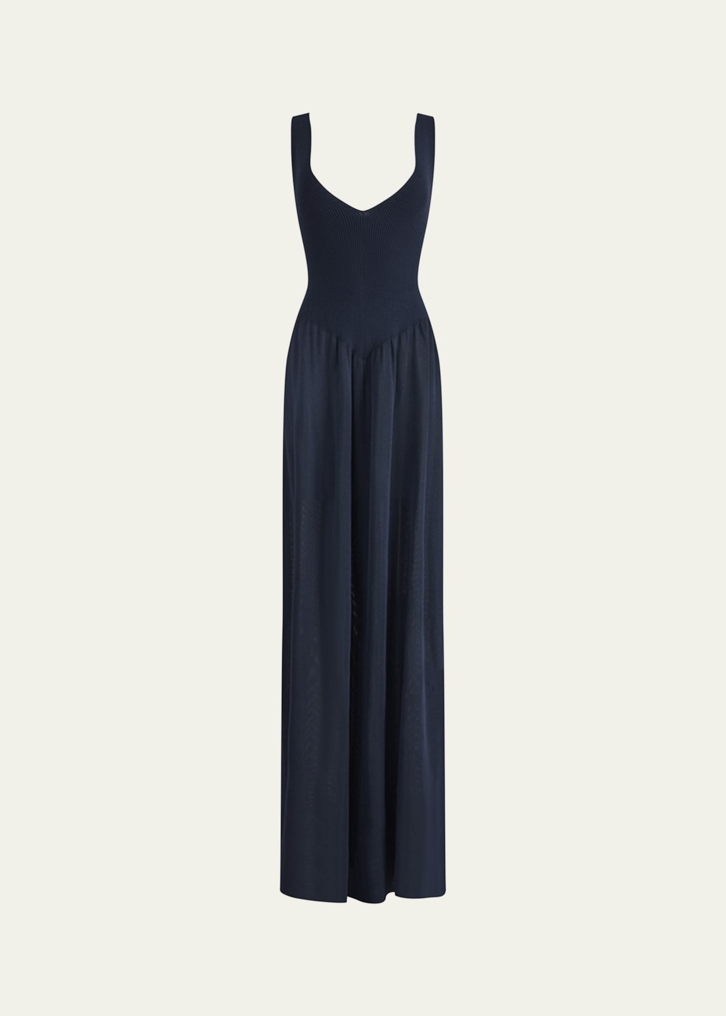 Lollie Plunging Drop-Waist Maxi Dress - 1
