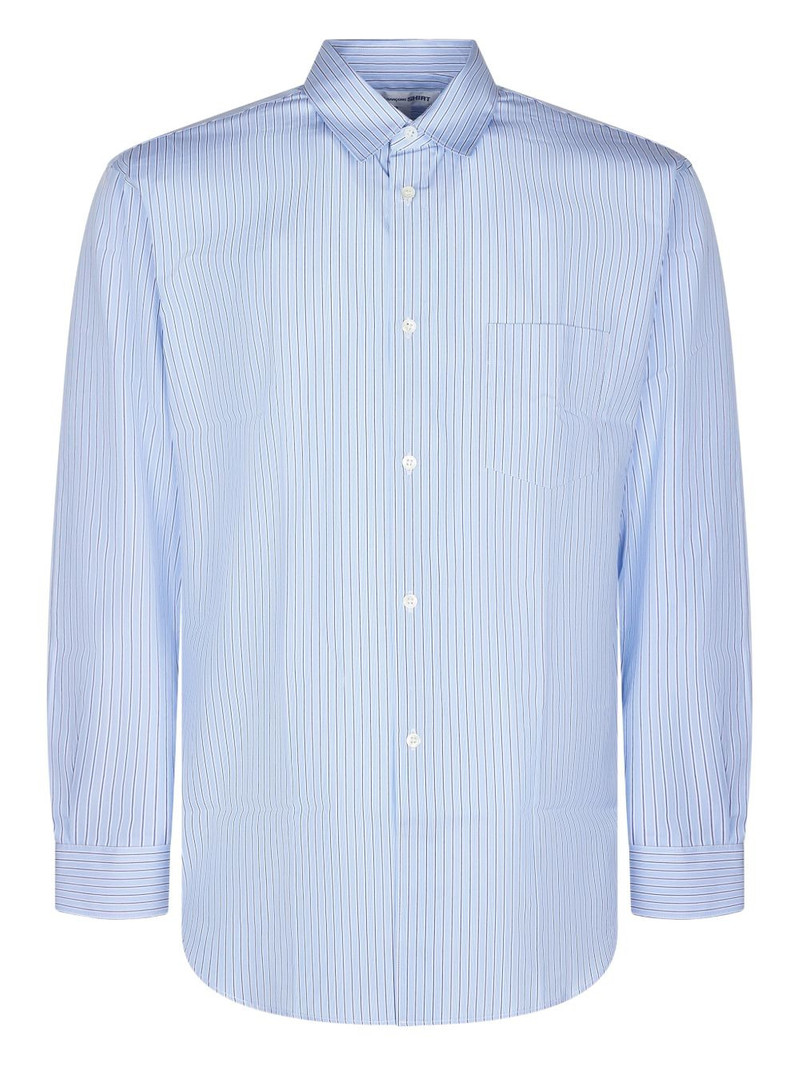 chest-pocket striped shirt 1