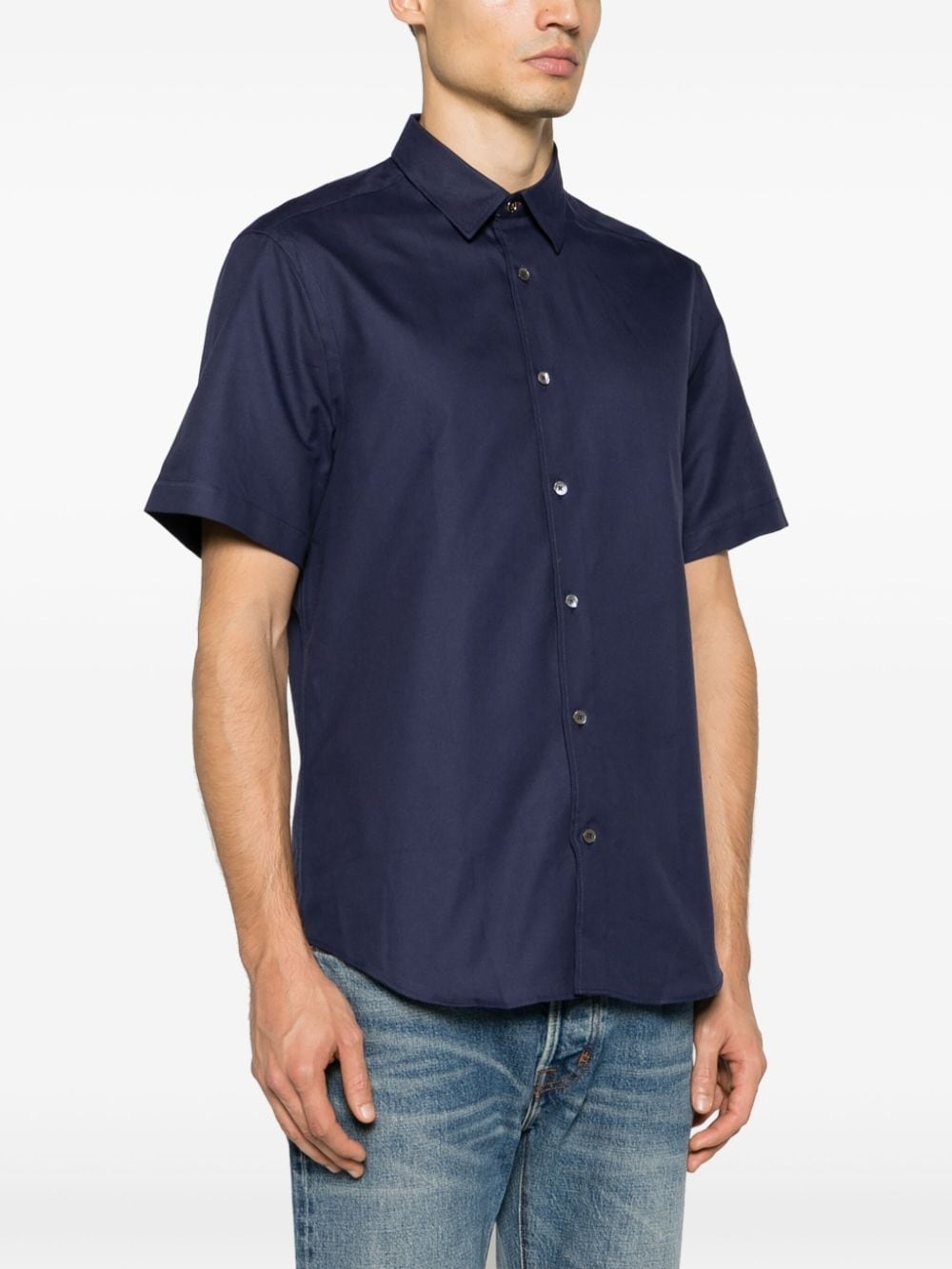short-sleeved cotton shirt - 3