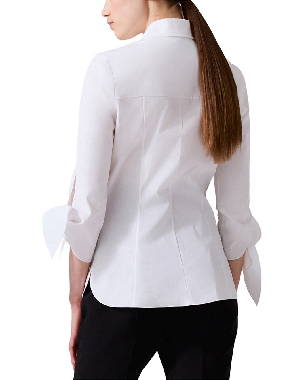Carolina Herrera Embellished Tie Sleeve Top - 2