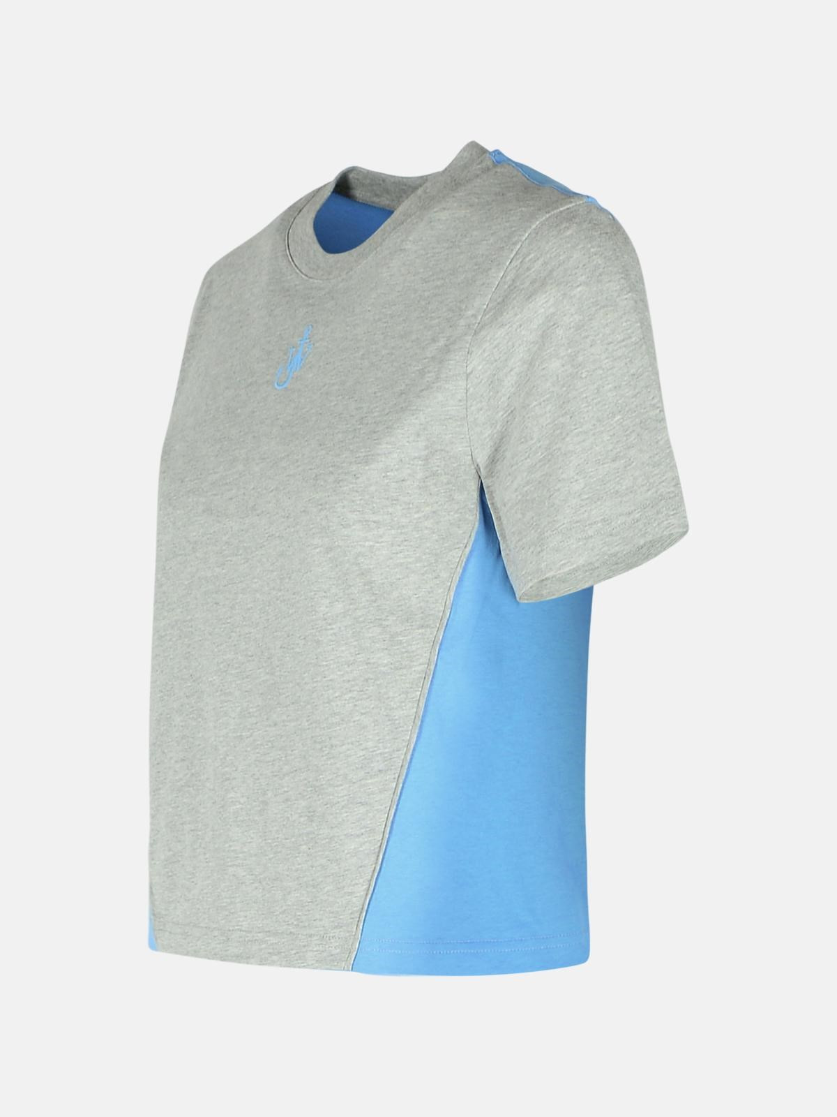 'ANCHOR' GREY COTTON T-SHIRT - 2