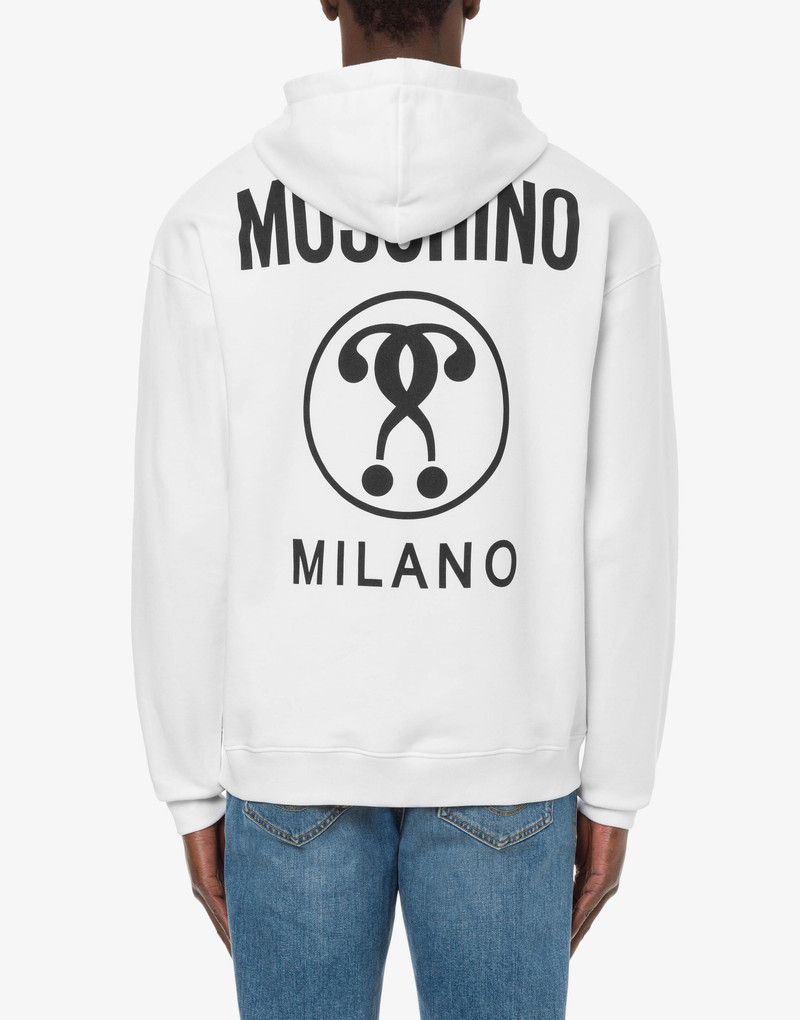 DOUBLE QUESTION MARK HOODED SWEATSHIRT 3