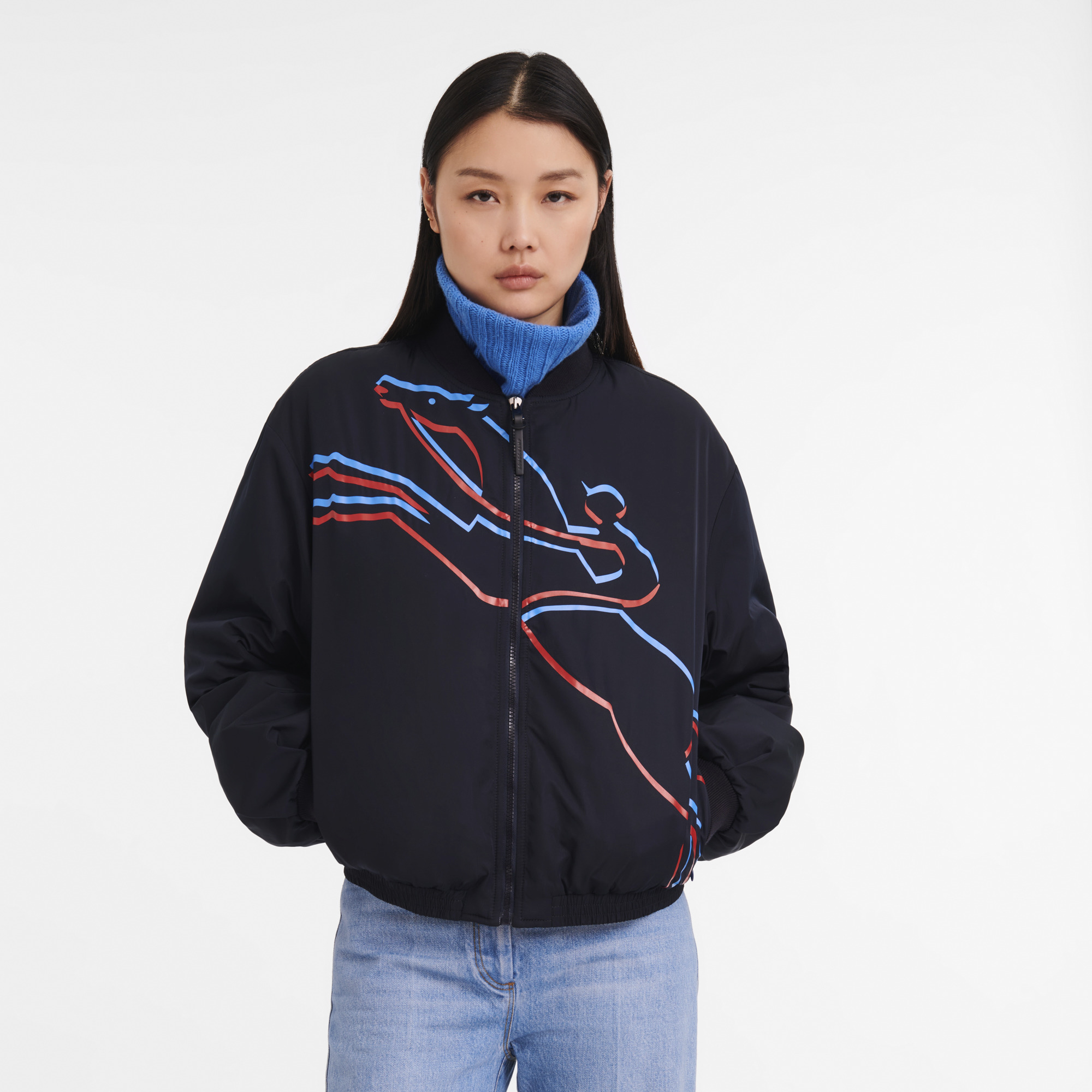 Fall-Winter 2023 Collection Jacket Navy - OTHER - 2