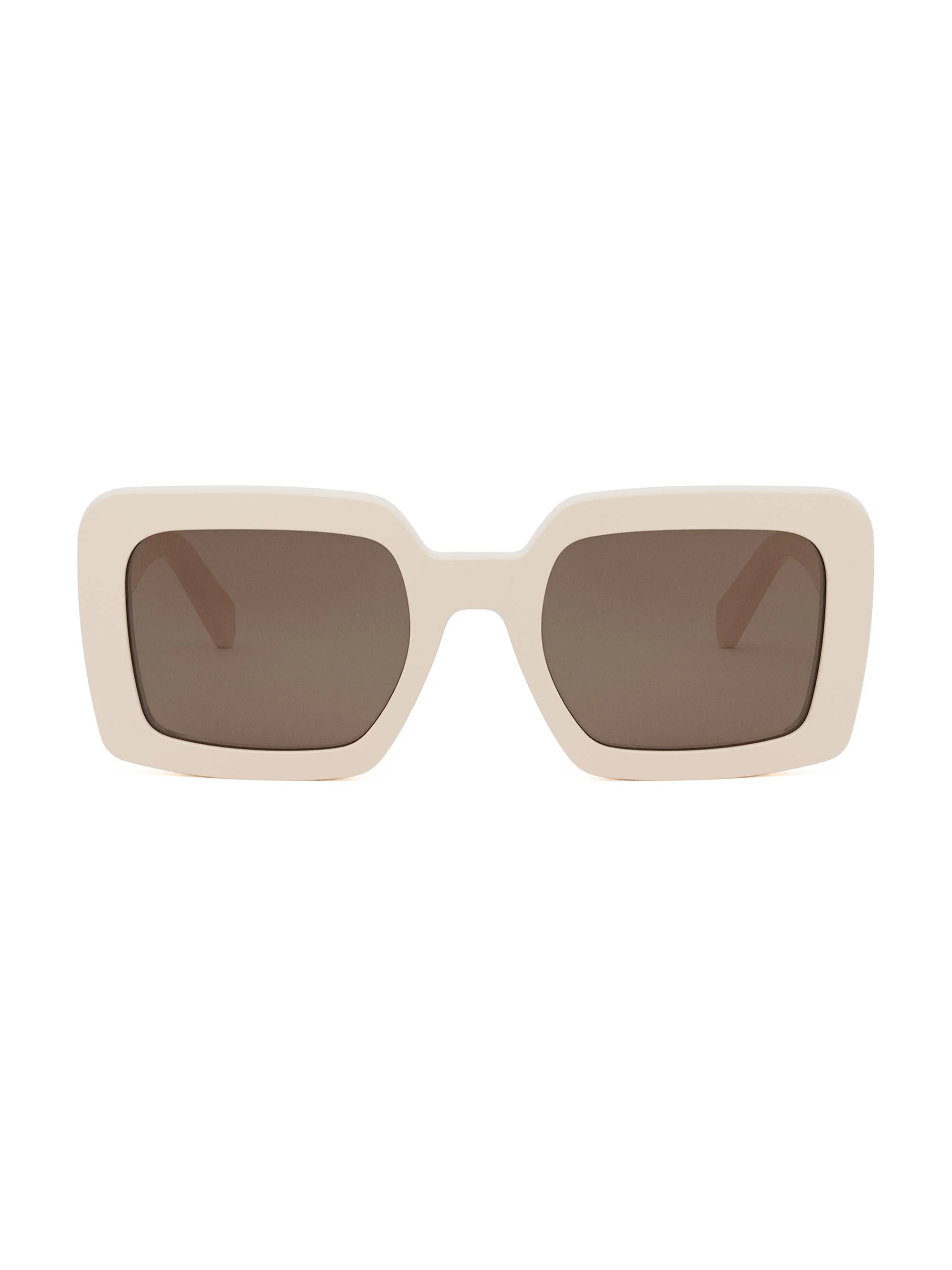 Women's Triomphe 56MM Square Sunglasses - Brown Light Beige - 1