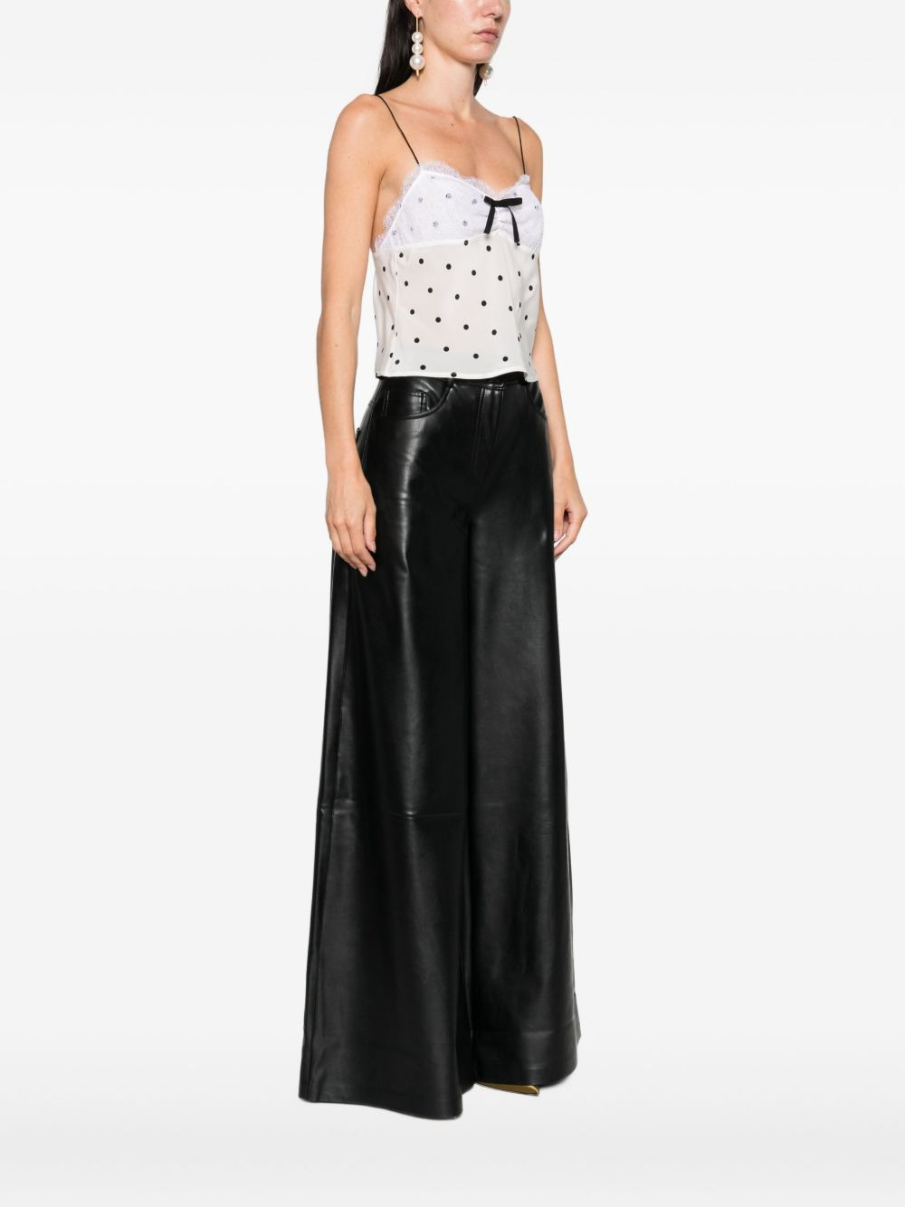 polka-dot prin tank top - 3