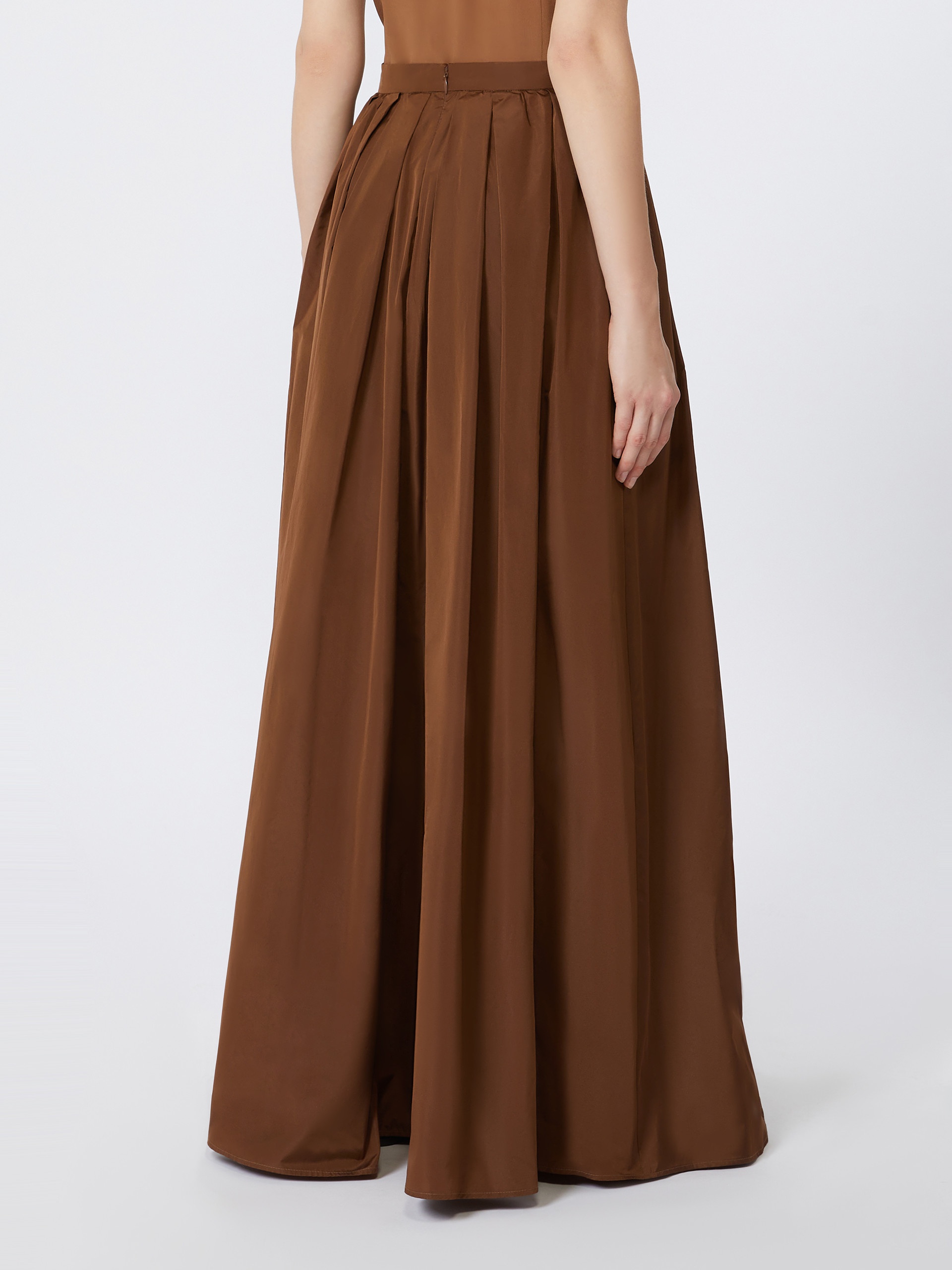 GARONNA Long taffeta skirt - 4