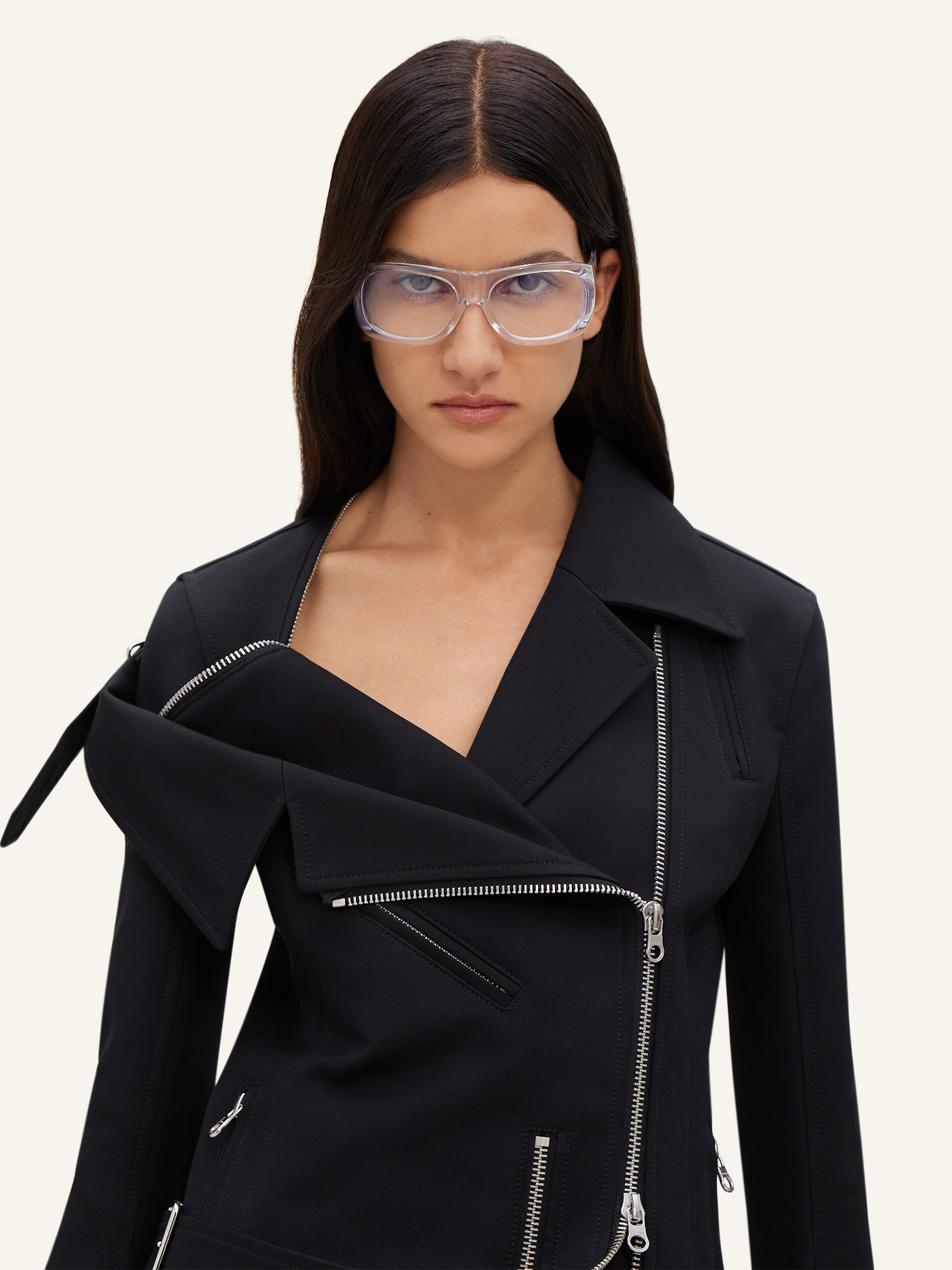 MODULAR COTTON BIKER JACKET - 6