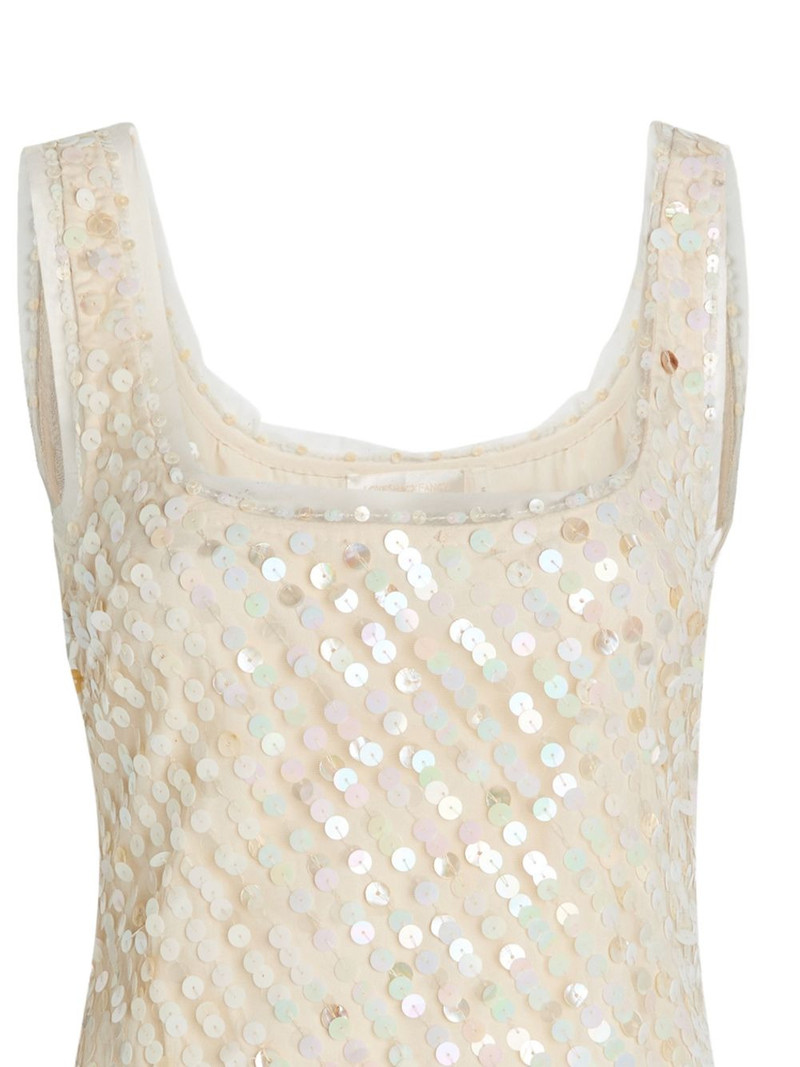 LoveShackFancy Calise sequin-embellished mini dress outlook