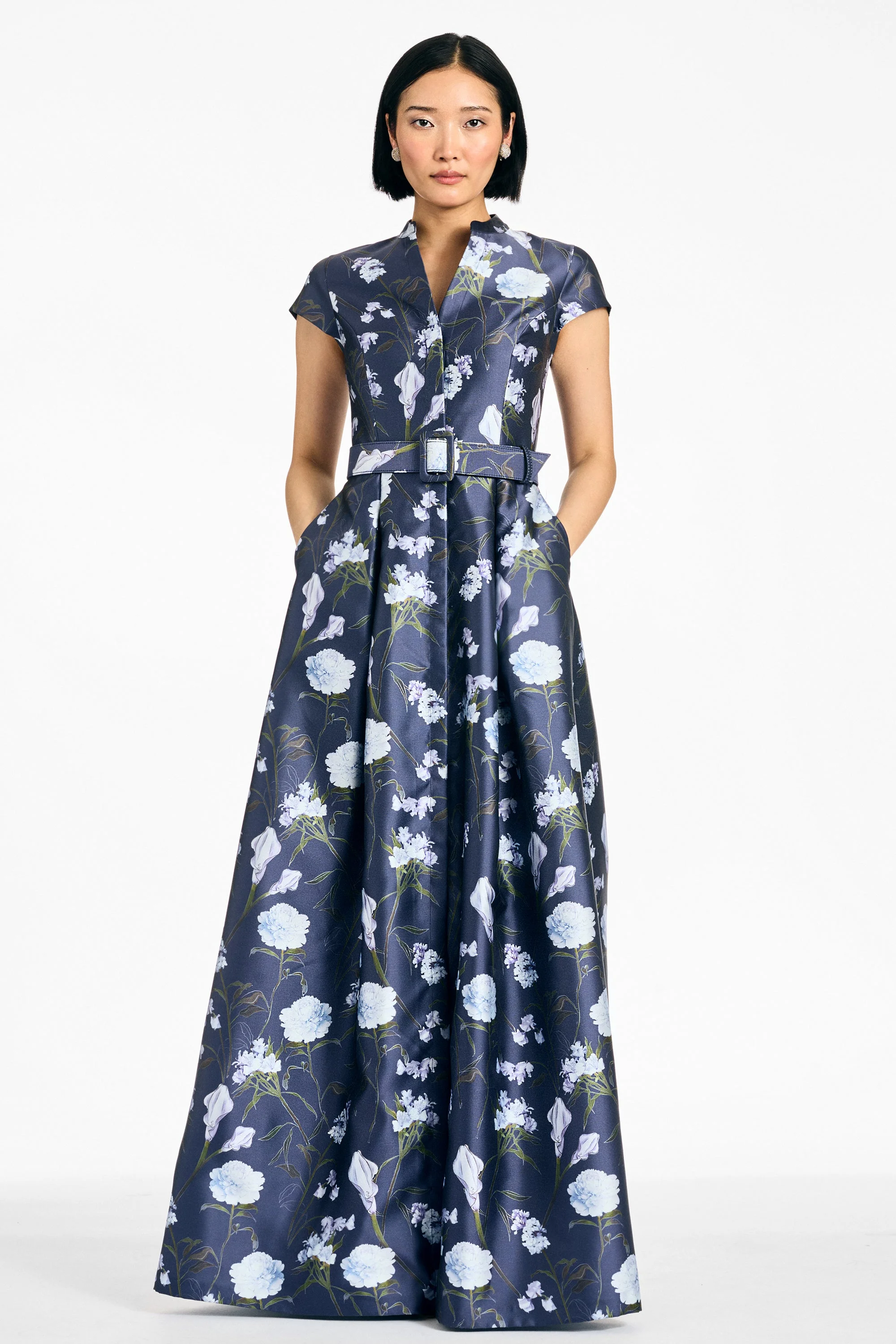MARTA GOWN - GLACIAL BOUQUET - 1