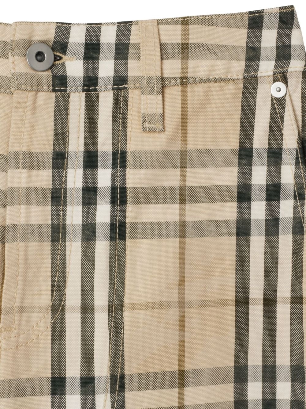 check pattern jeans - 5