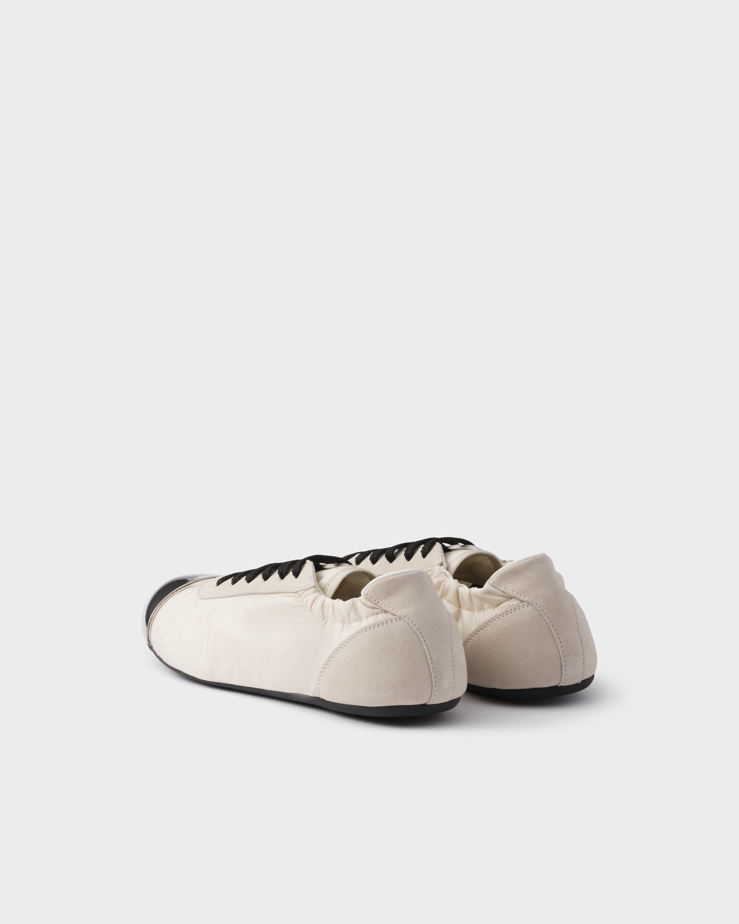 Collapse Re-Nylon and suede sneakers with metal toecap - 5
