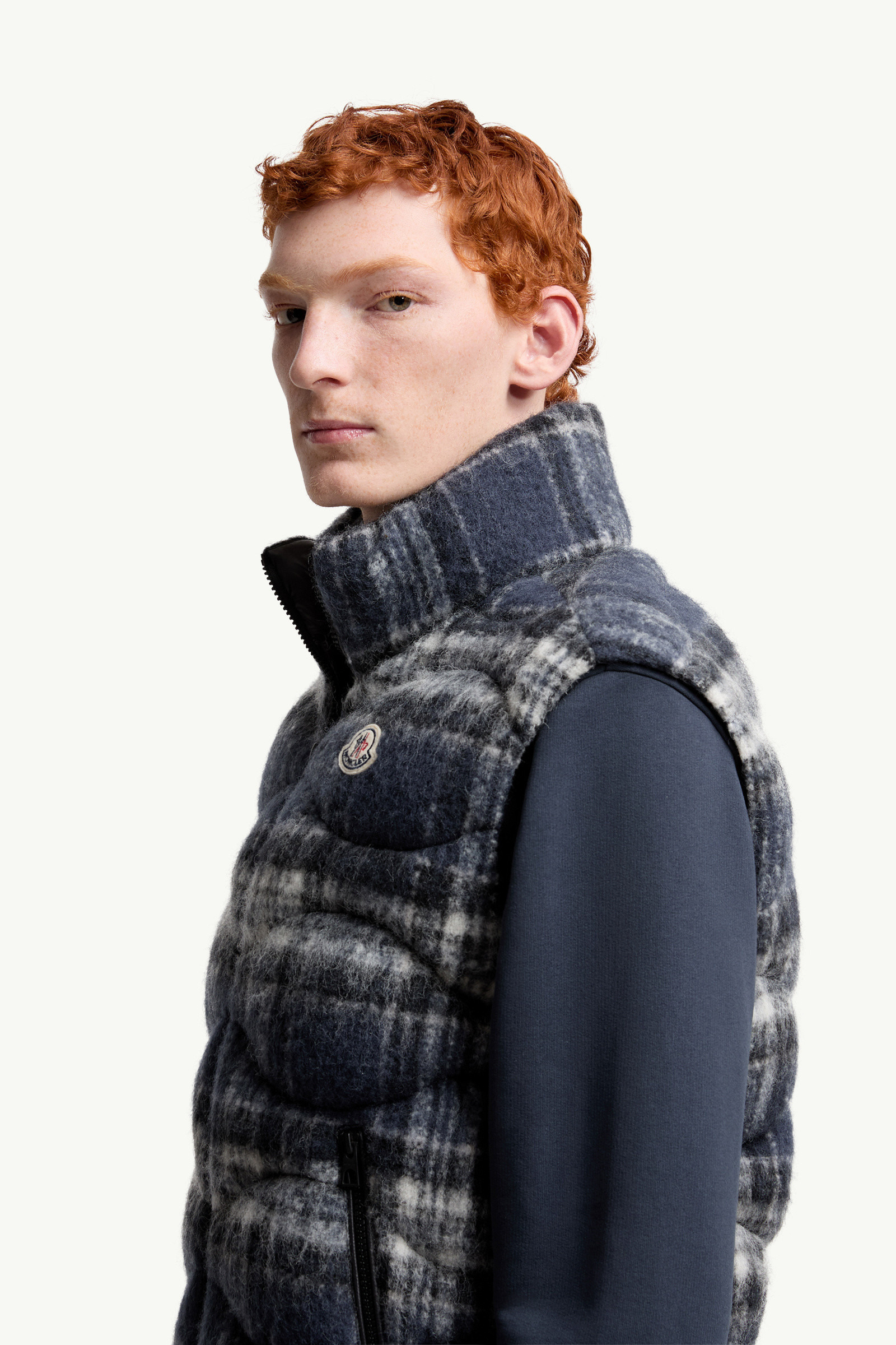 Sfakia Geometric-Quilted Wool Down Vest - 4