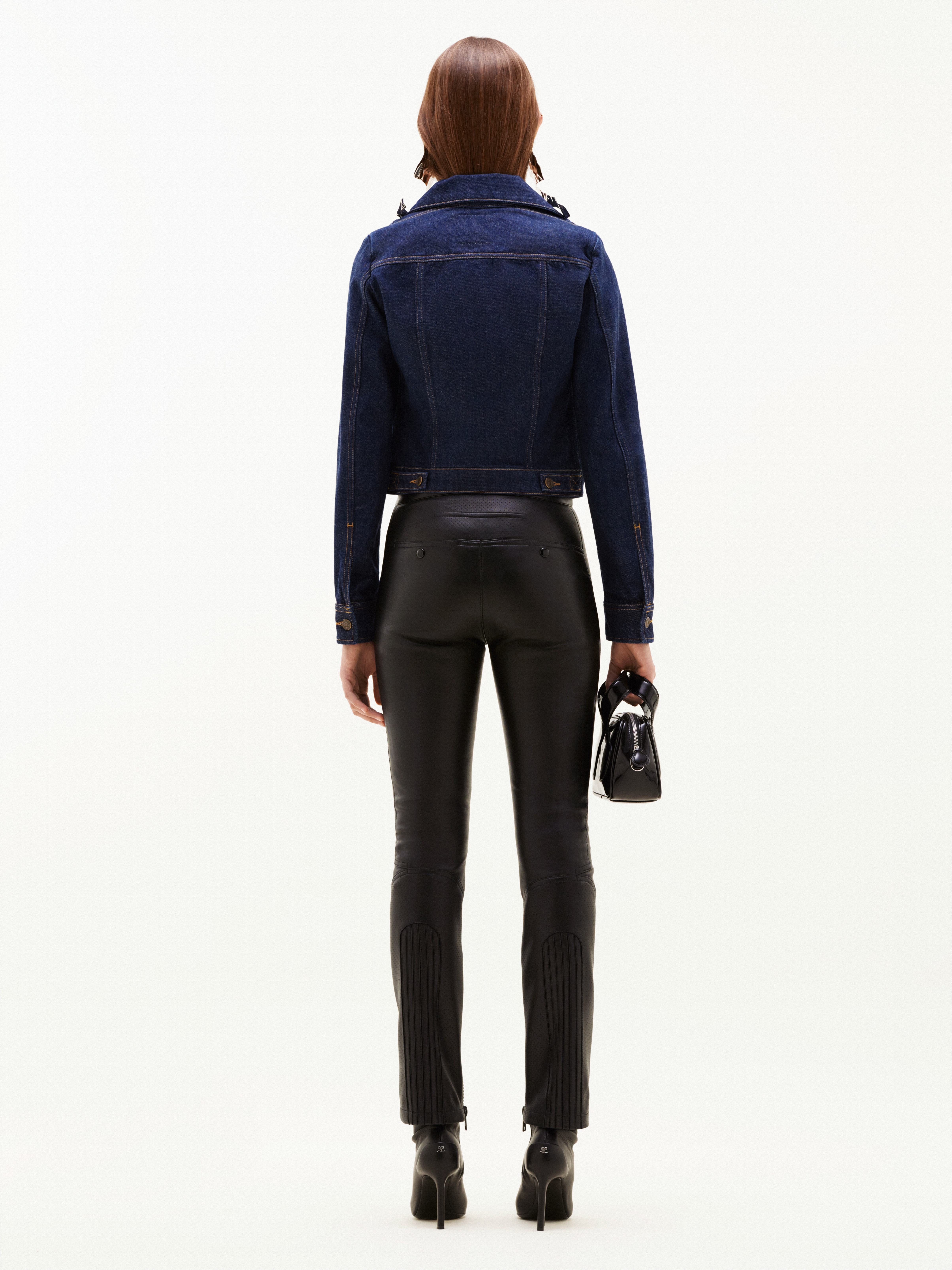 ROUND POCKETS DENIM RAW JACKET - 4