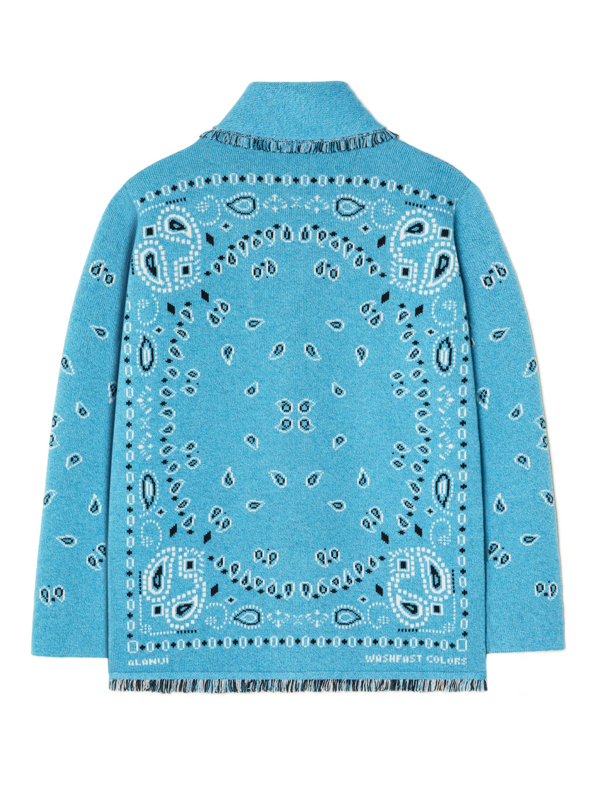 Bandana Jacquard Cardigan - 3
