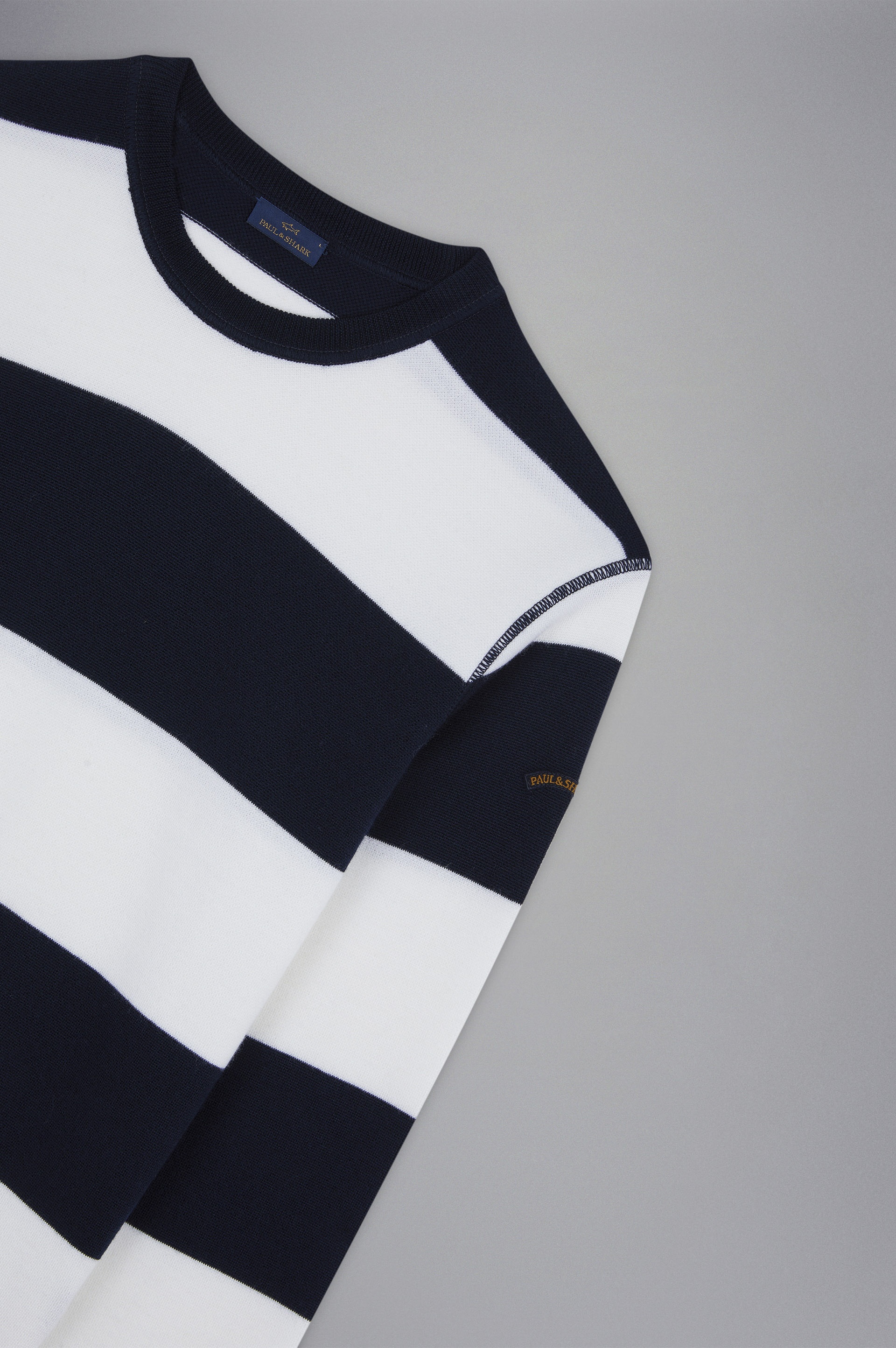 WOOL SWEATER WITH STRIPED PATTERN - 5