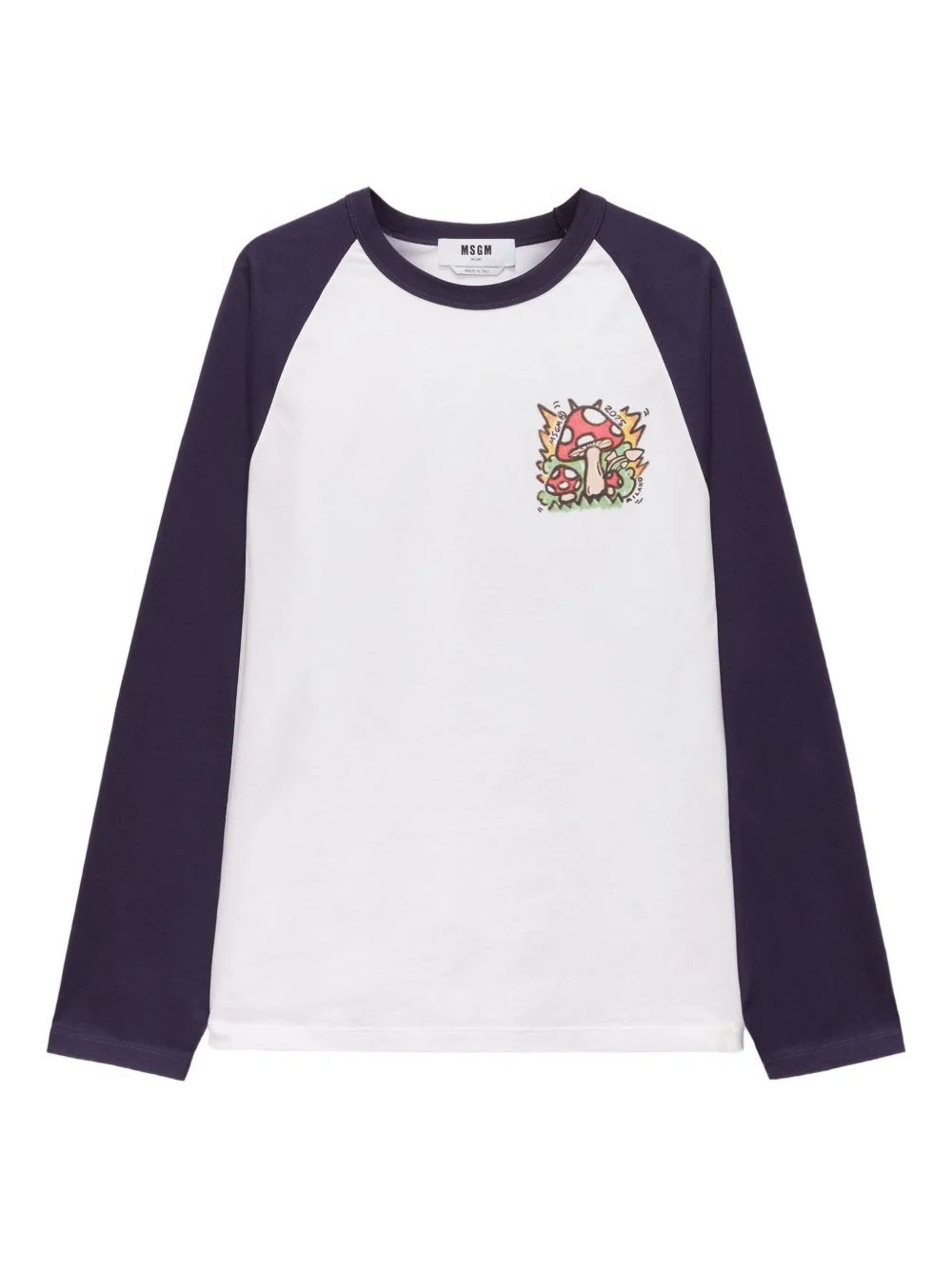 long-sleeve graphic-print T-shirt - 1