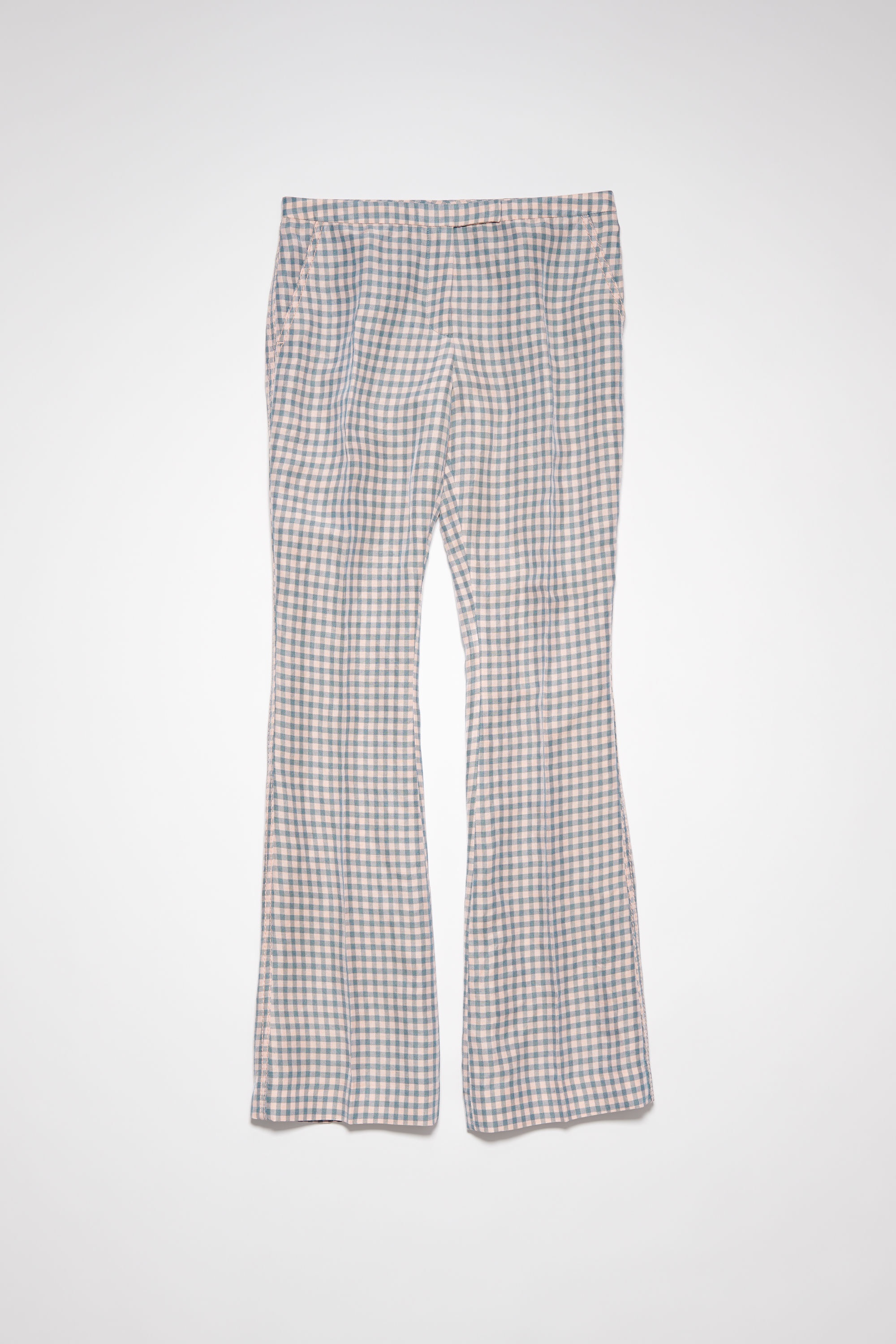 Tailored trousers - Light blue/pink - 1