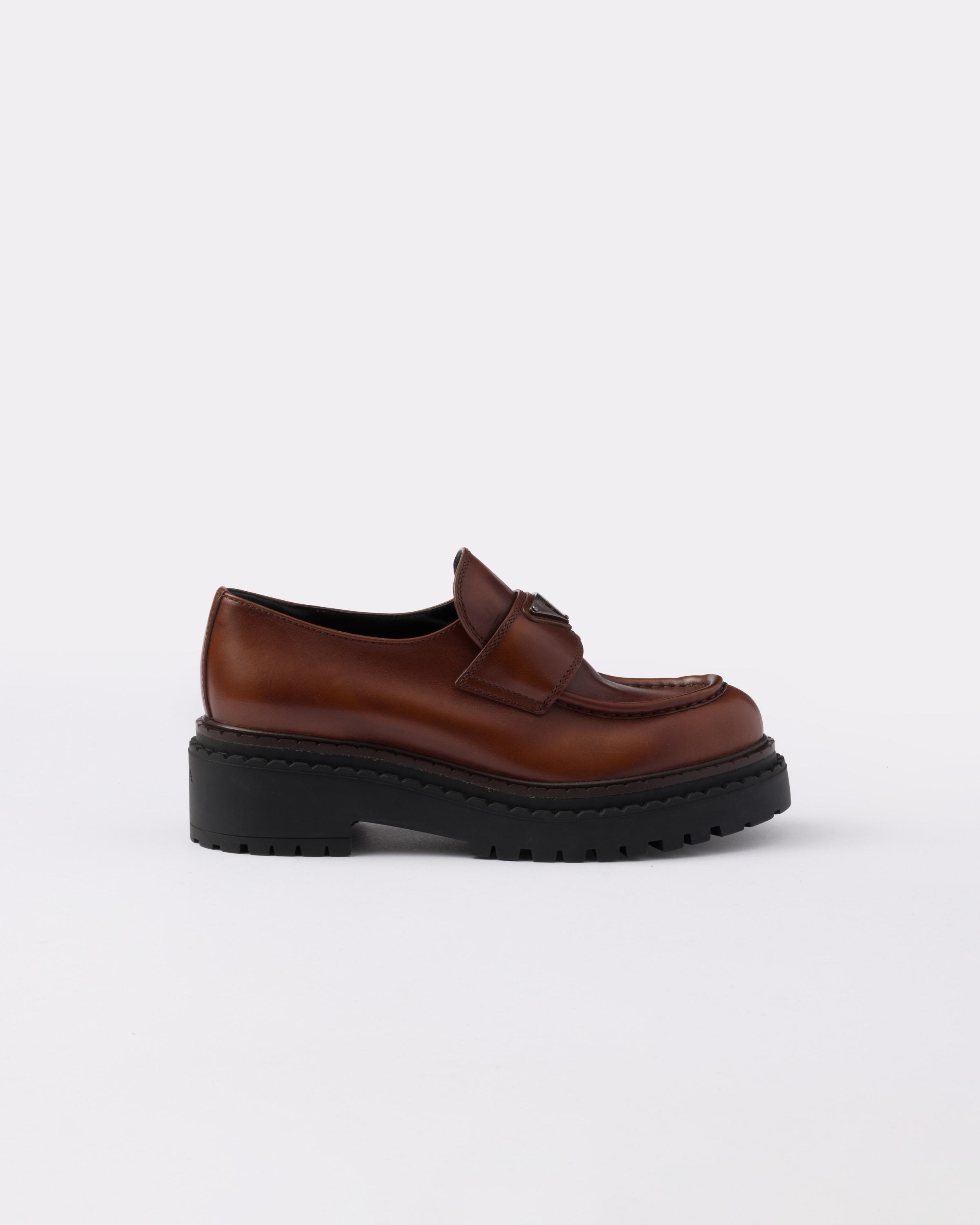 Double Chocolate leather loafers - 2