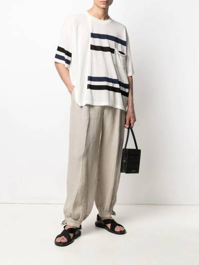 Ambush striped cotton T-shirt outlook