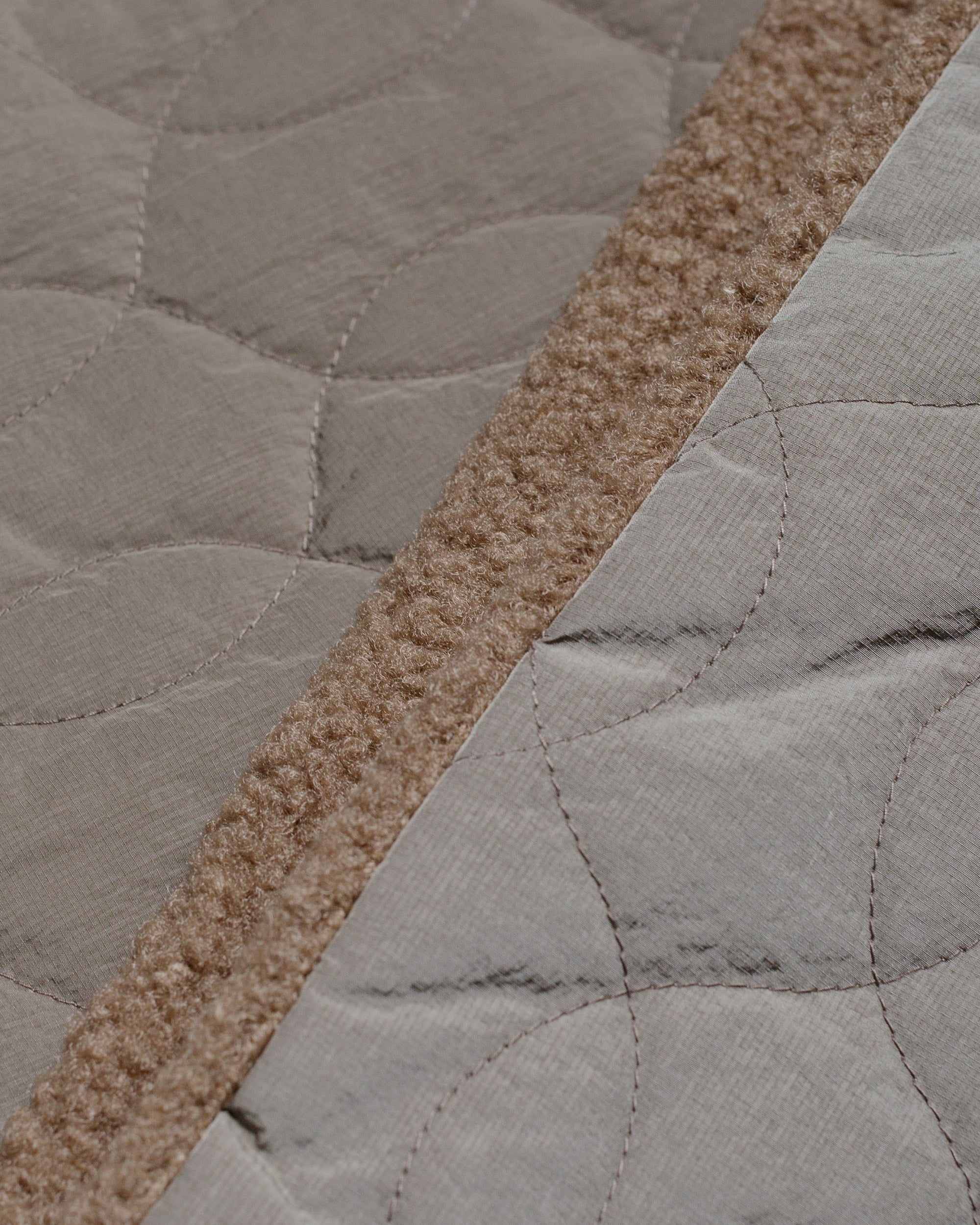 Muffler Boa Quilt Khaki - 2