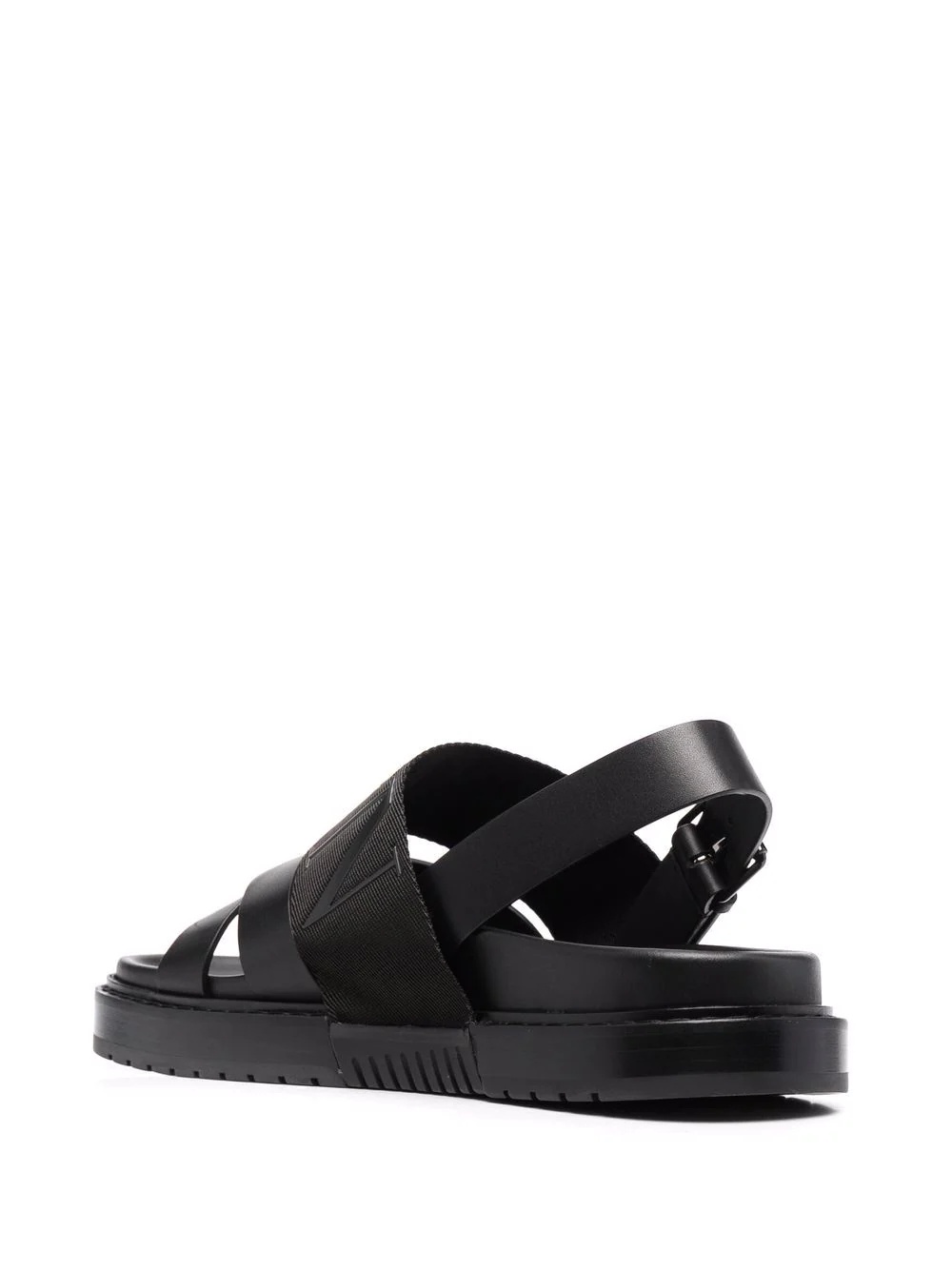 logo strap sandals - 3