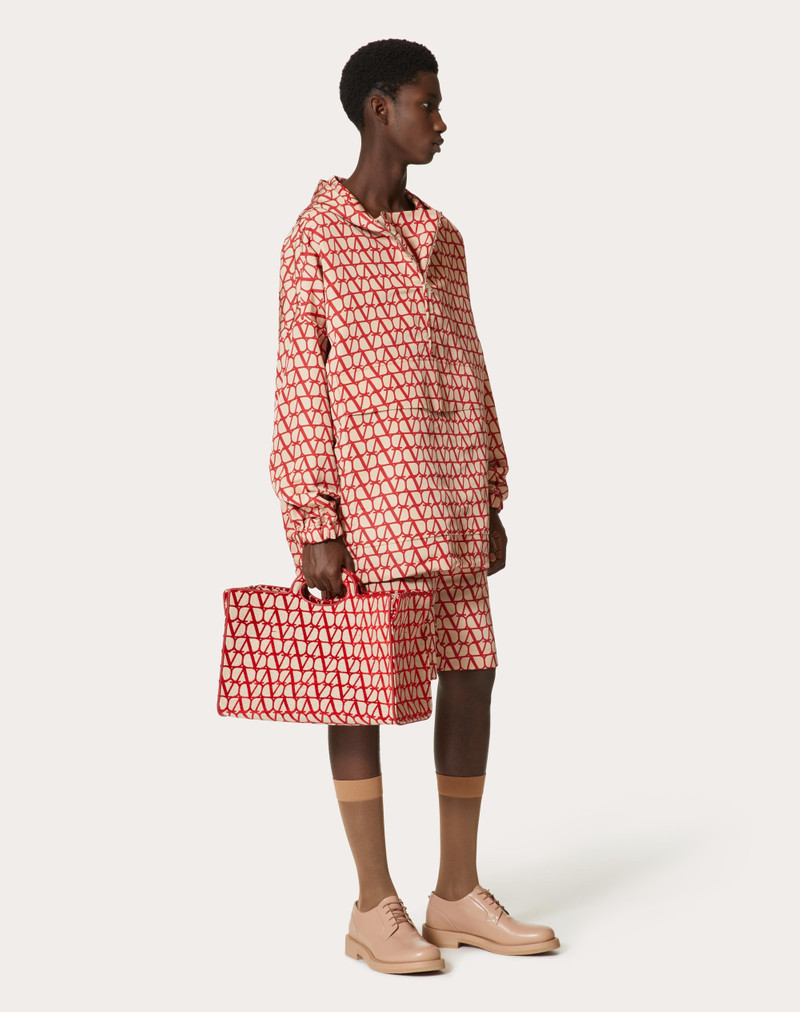 Valentino SILK FAILLE ANORAK WITH ALL-OVER TOILE ICONOGRAPHE PRINT outlook