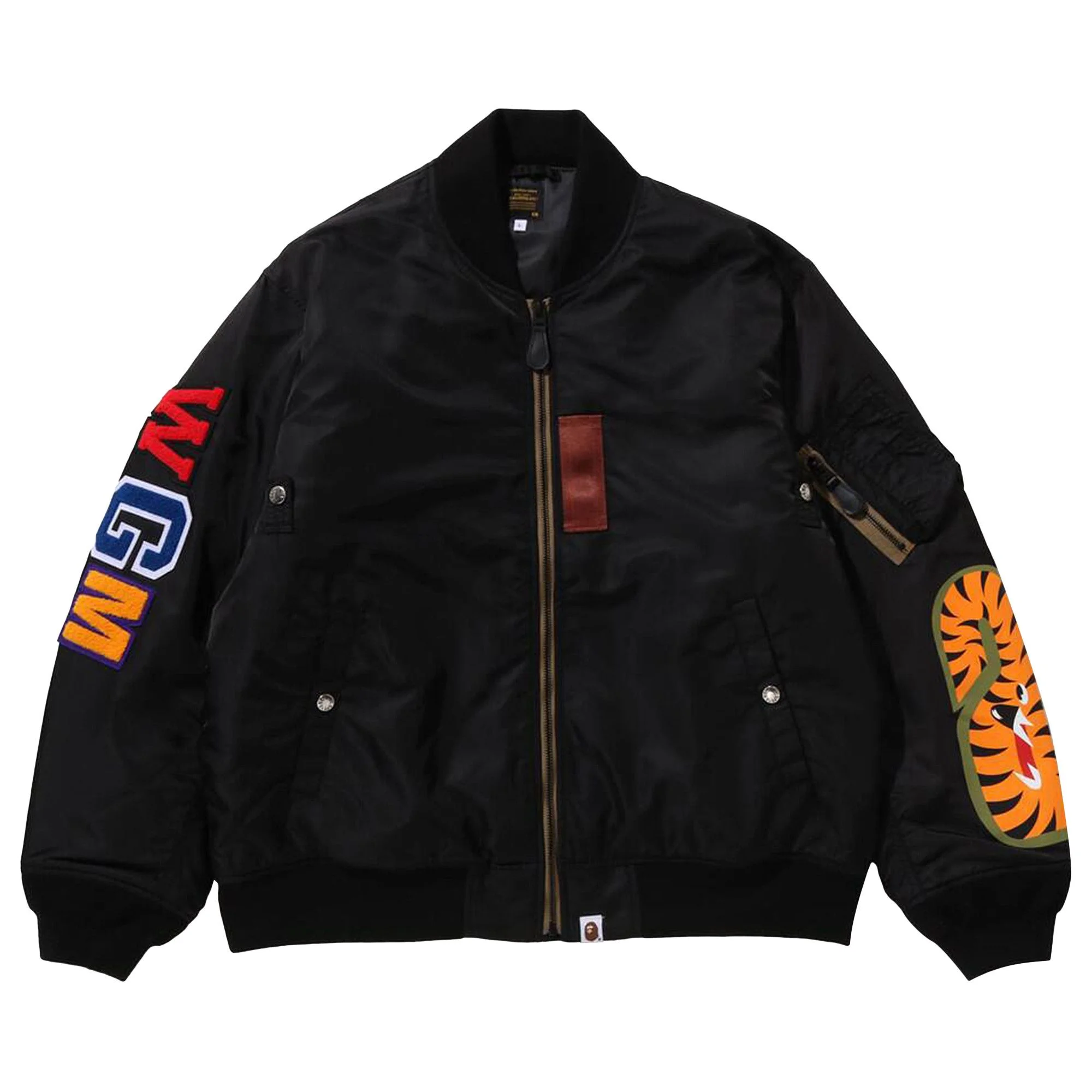 BAPE Shark MA-1 Jacket 'Black' - 1
