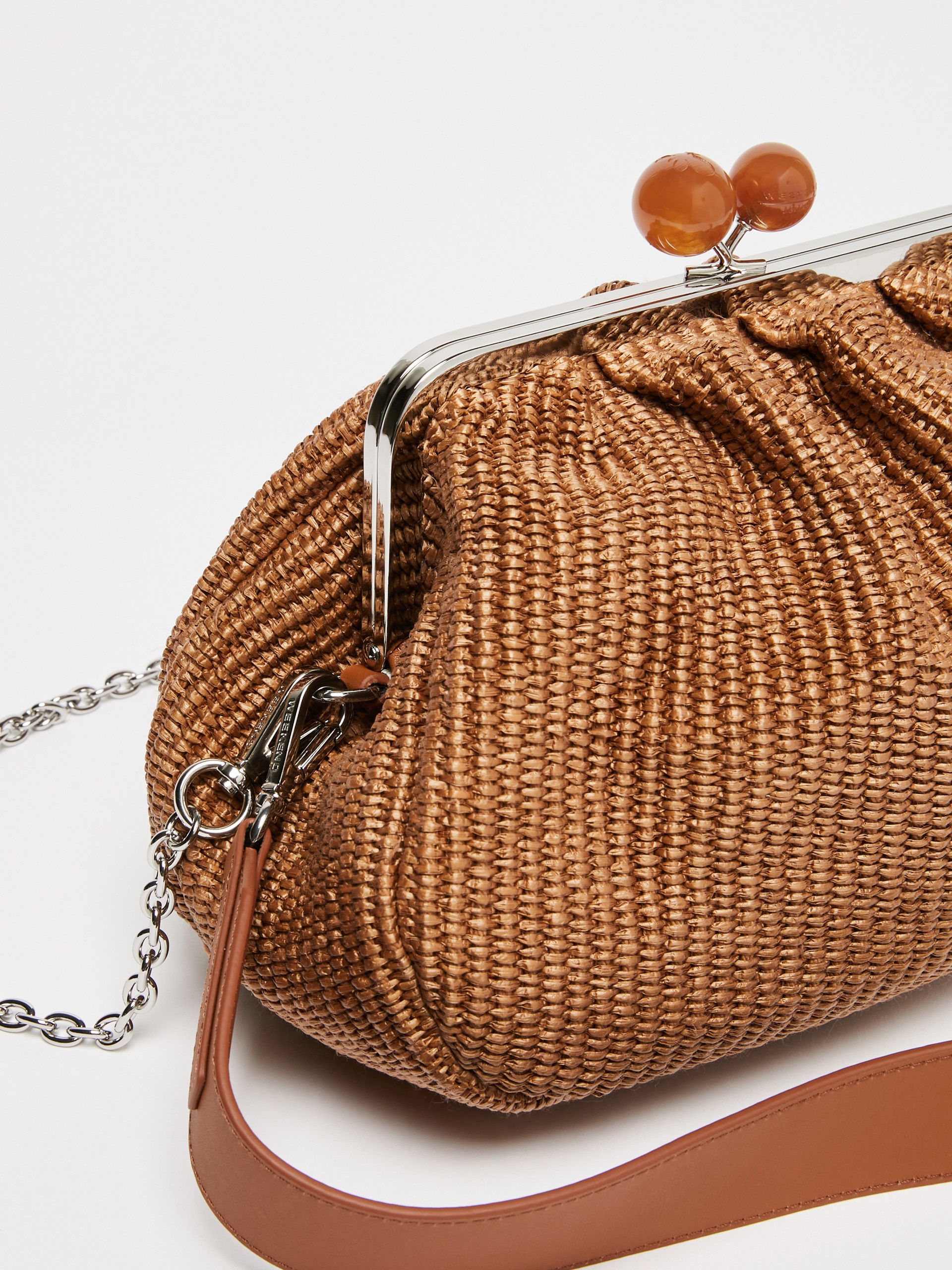FORTUNA Medium raffia-look Pasticcino Bag - 4
