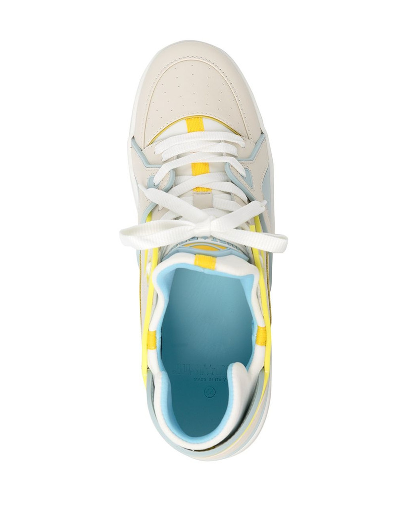 Tennis Courtside lace-up trainers 4