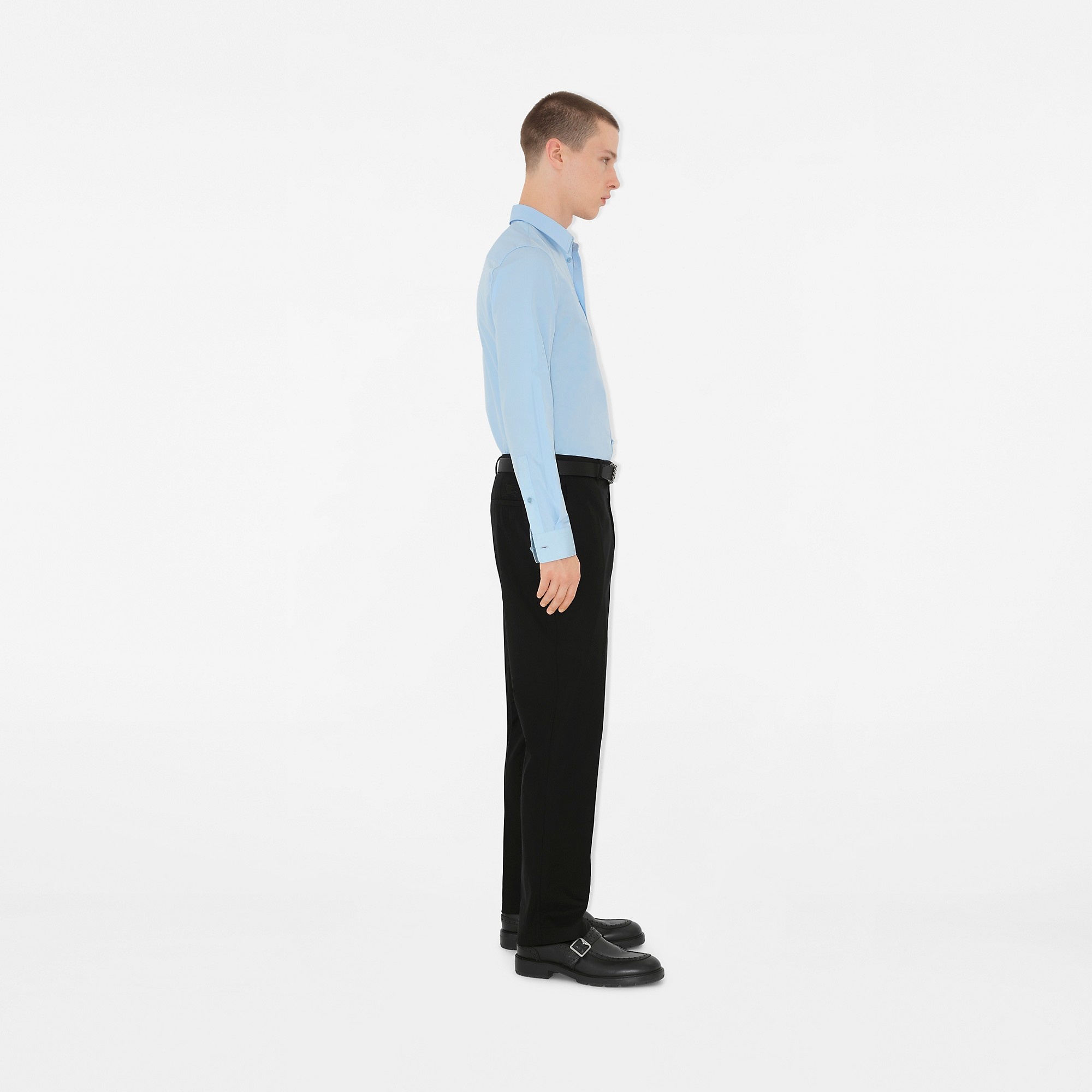 Slim Fit Cotton Formal Shirt - 3