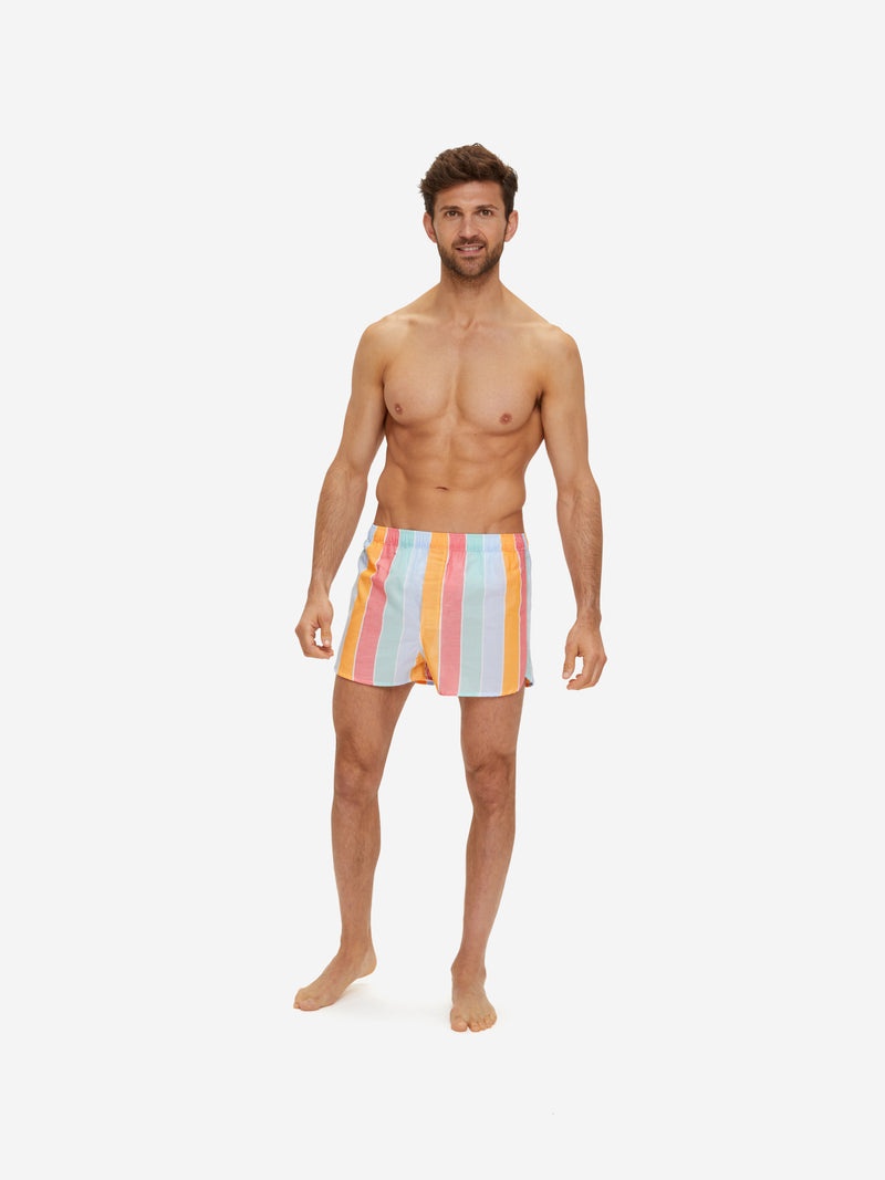 Men's Modern Fit Boxers Amalfi 18 Cotton Batiste Multi - 3
