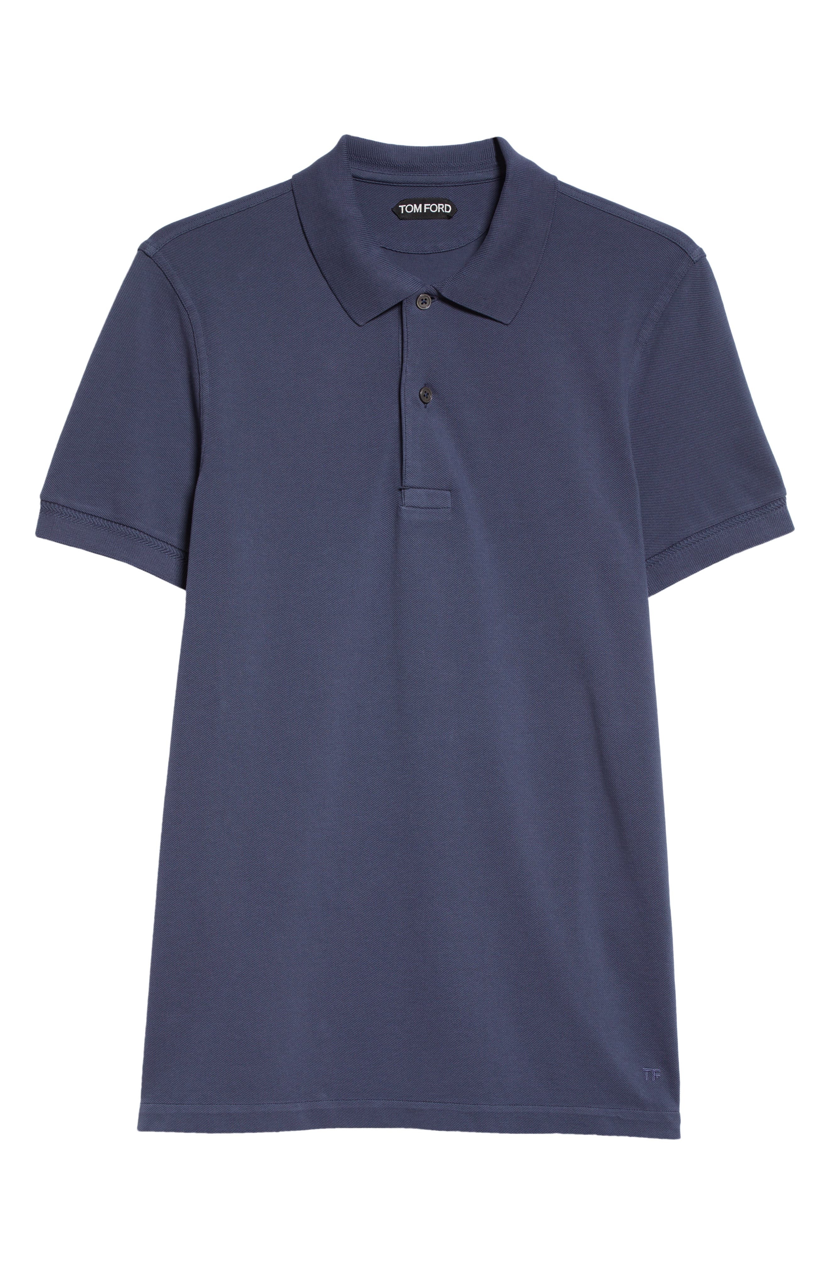 Short Sleeve Cotton Piqué Polo - 5