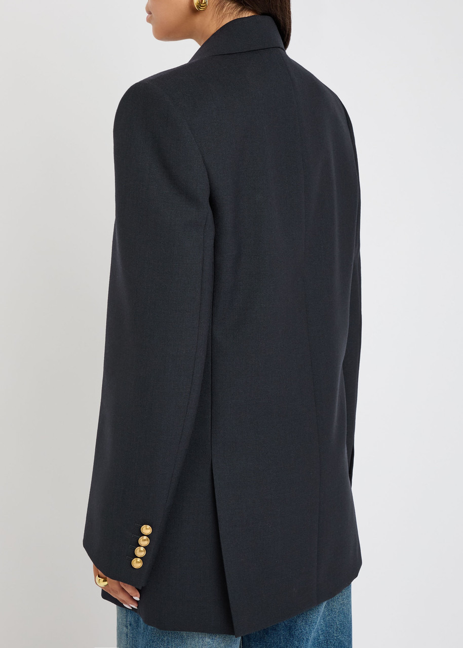 Yves Saint Laurent Double-breasted Wool Blazer - 3