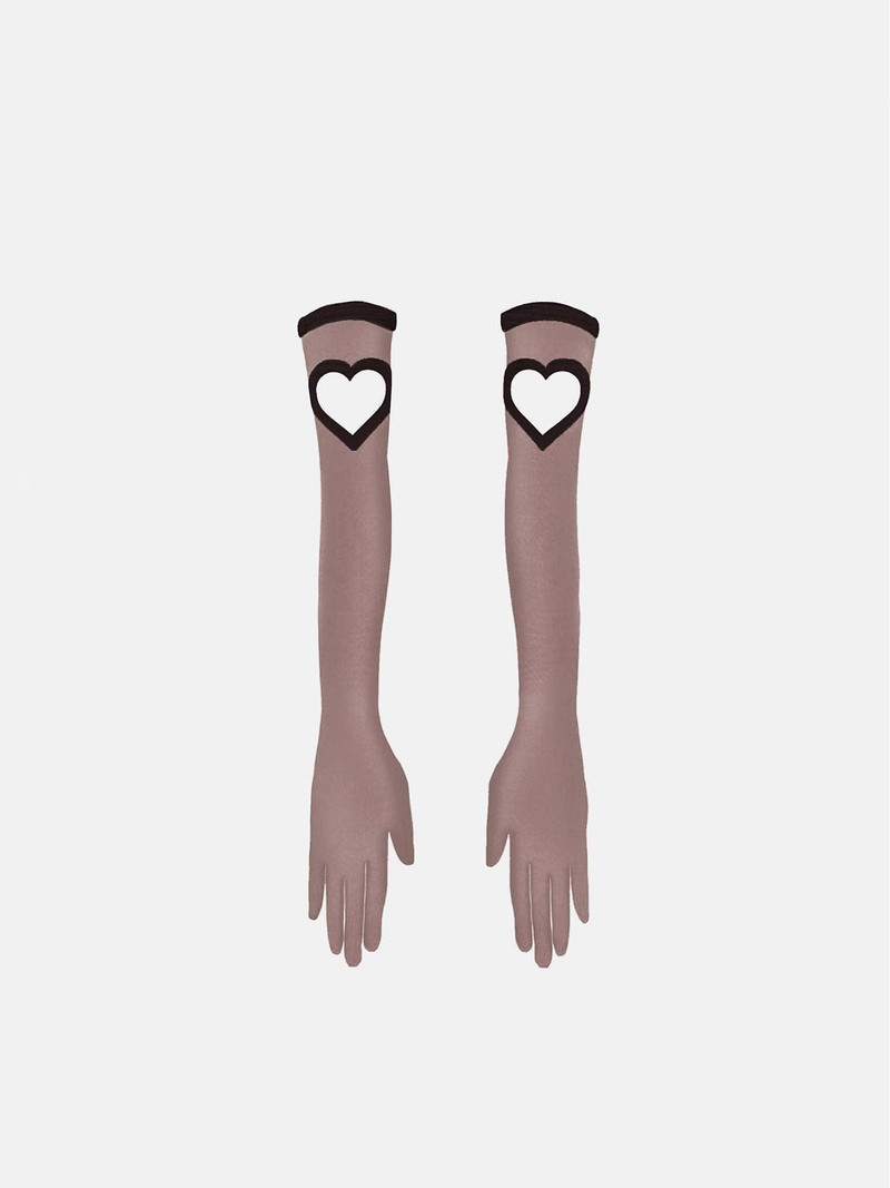 KYLIE GLOVES JERSEY BROWN 1