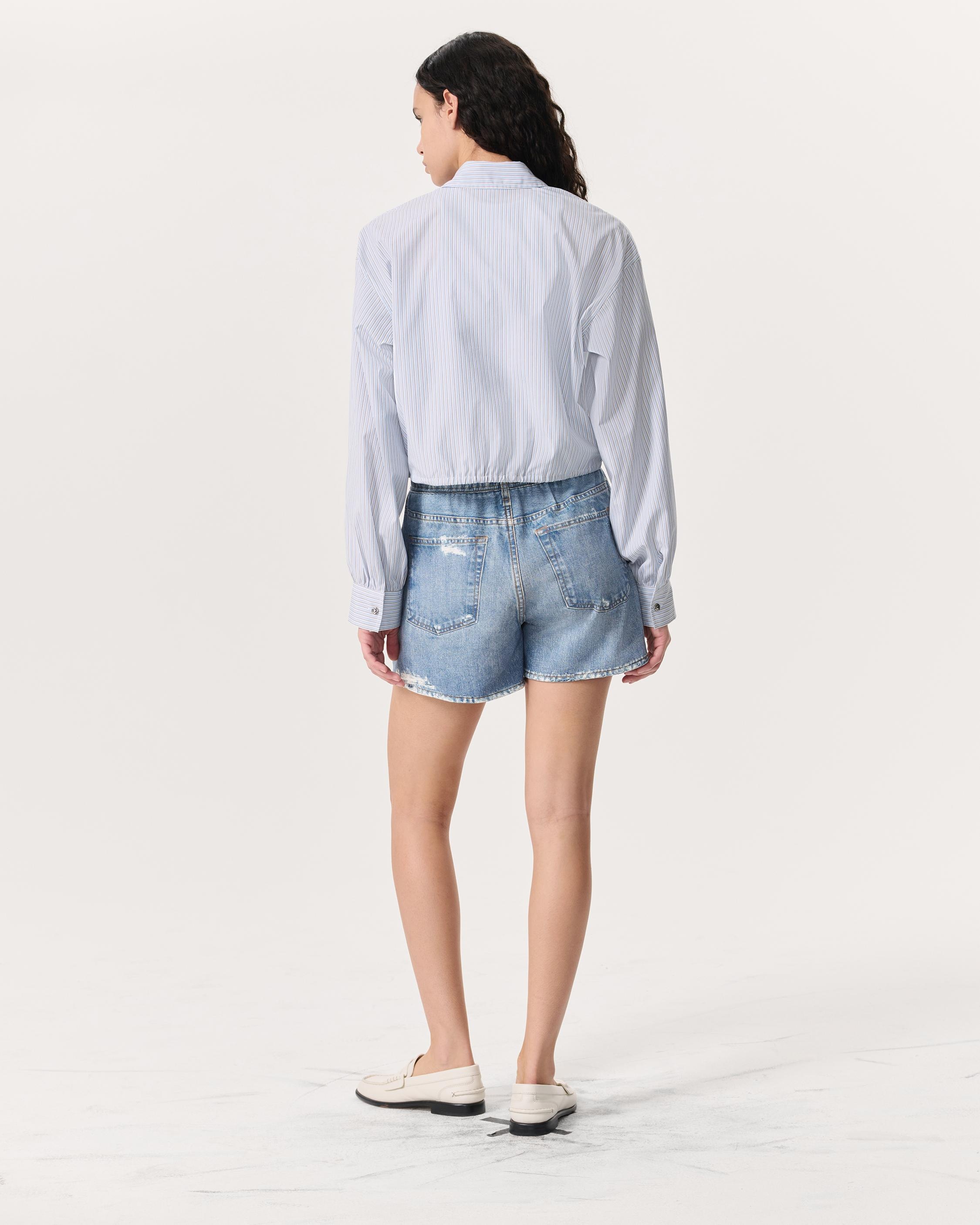 Georgie Striped Cotton Poplin Shirt - 5