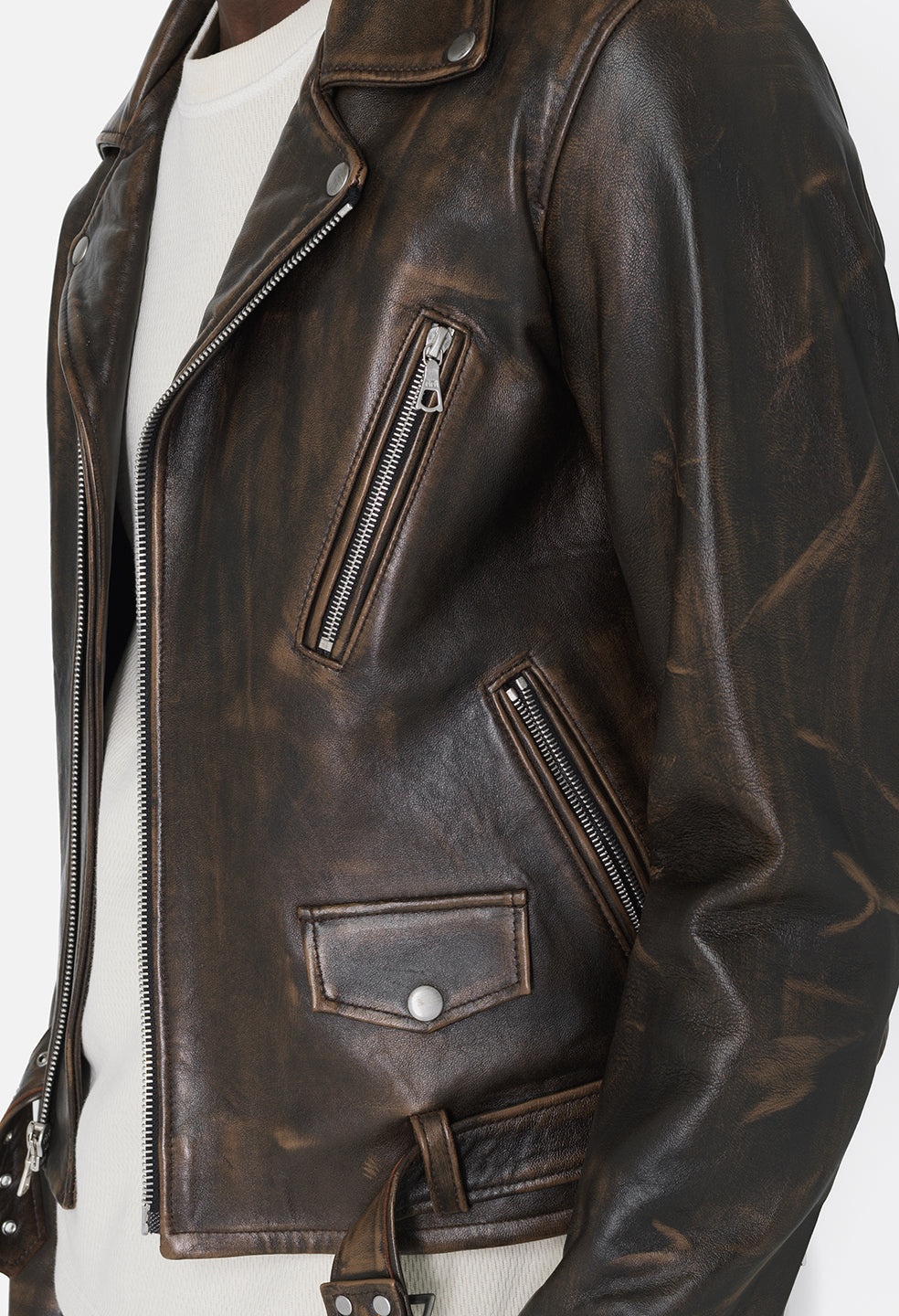 LEATHER MOTO JACKET - 6