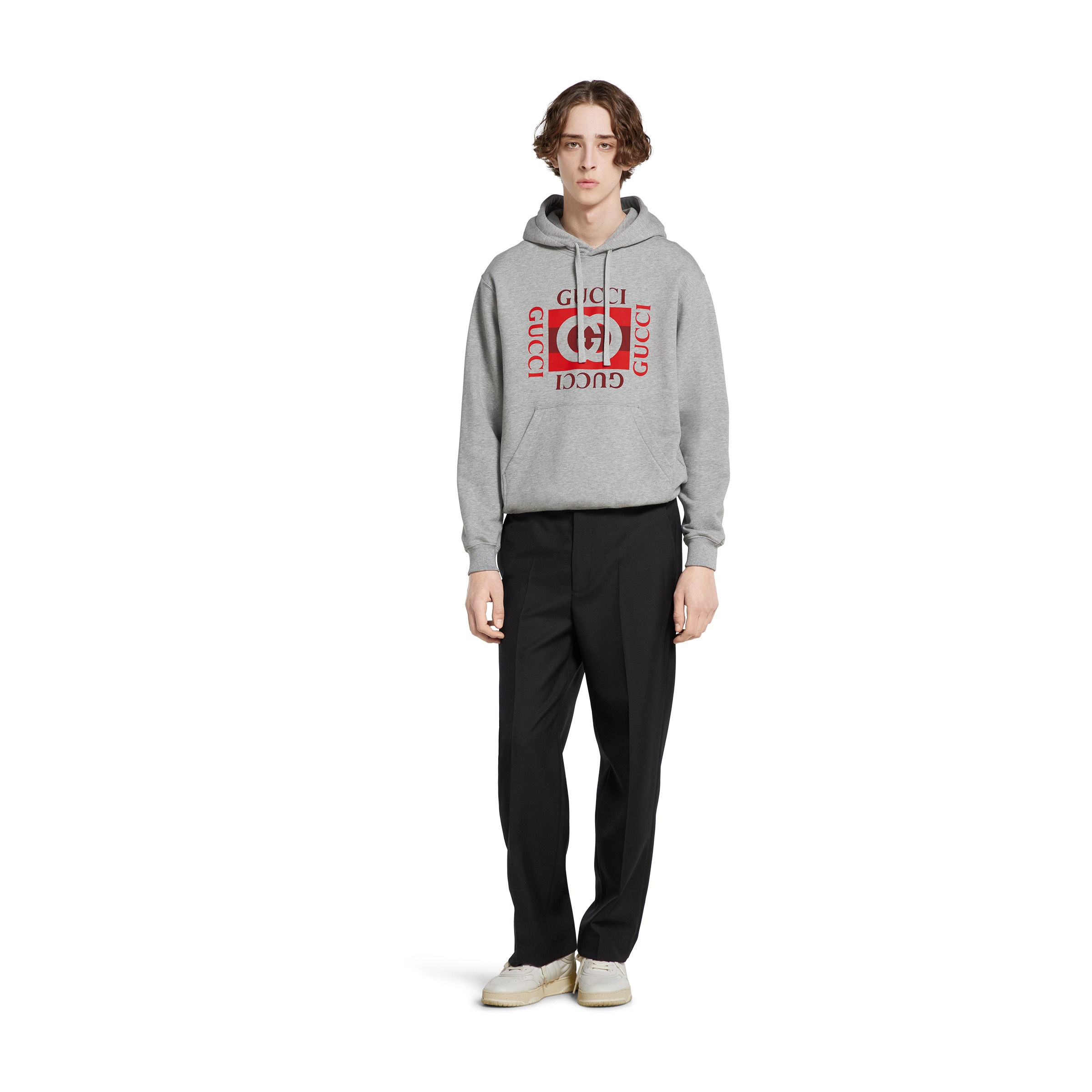 Printed cotton jersey sweatshirt - 2