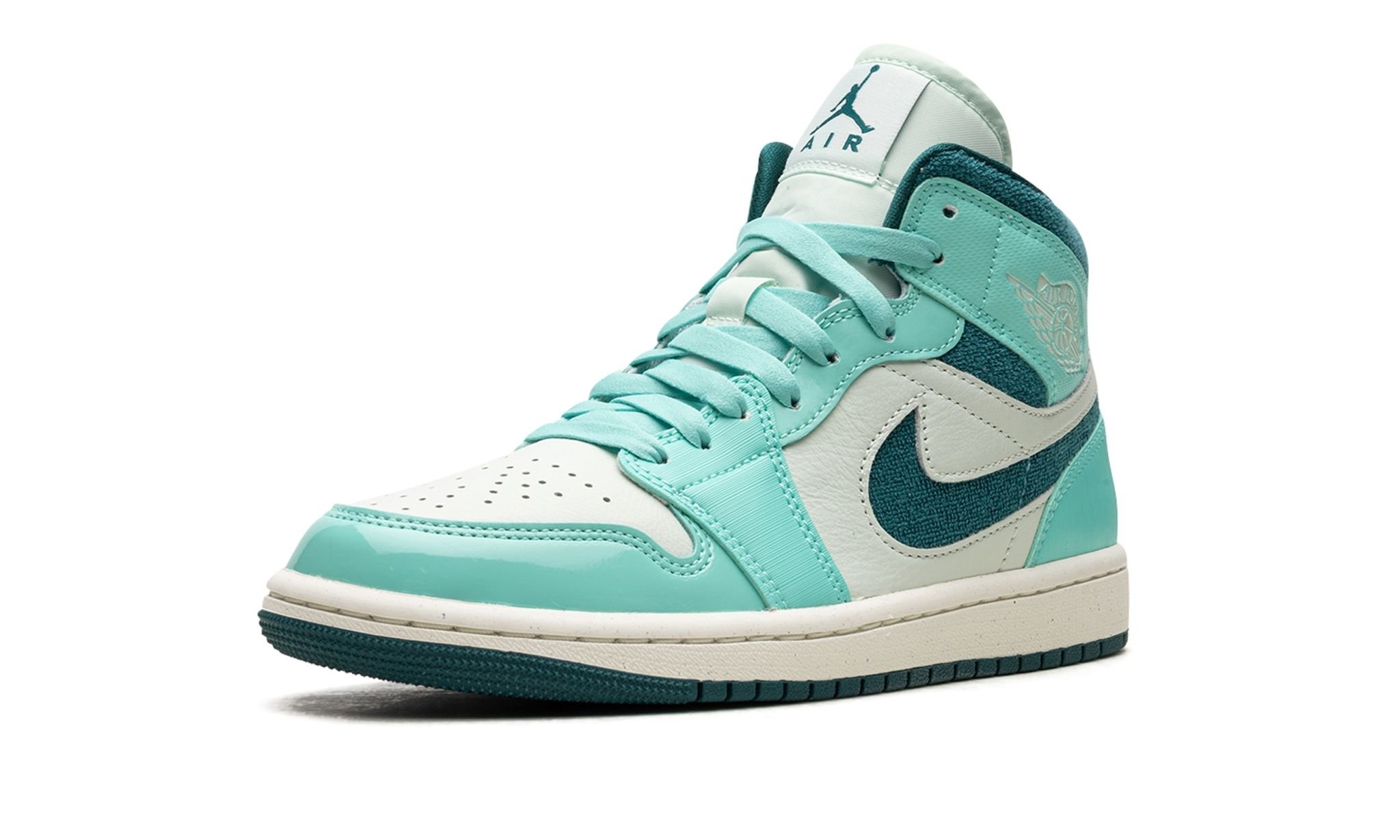 AIR JORDAN 1 MID SE WMNS "Bleached Turquoise" - 4