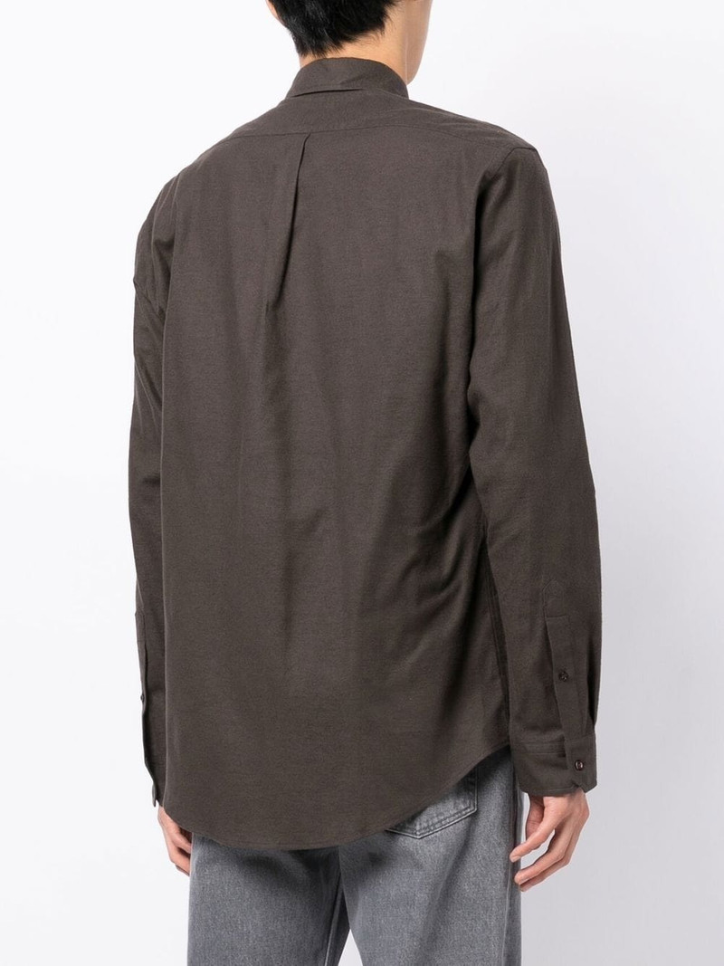 long-sleeve button-fastening shirt 4