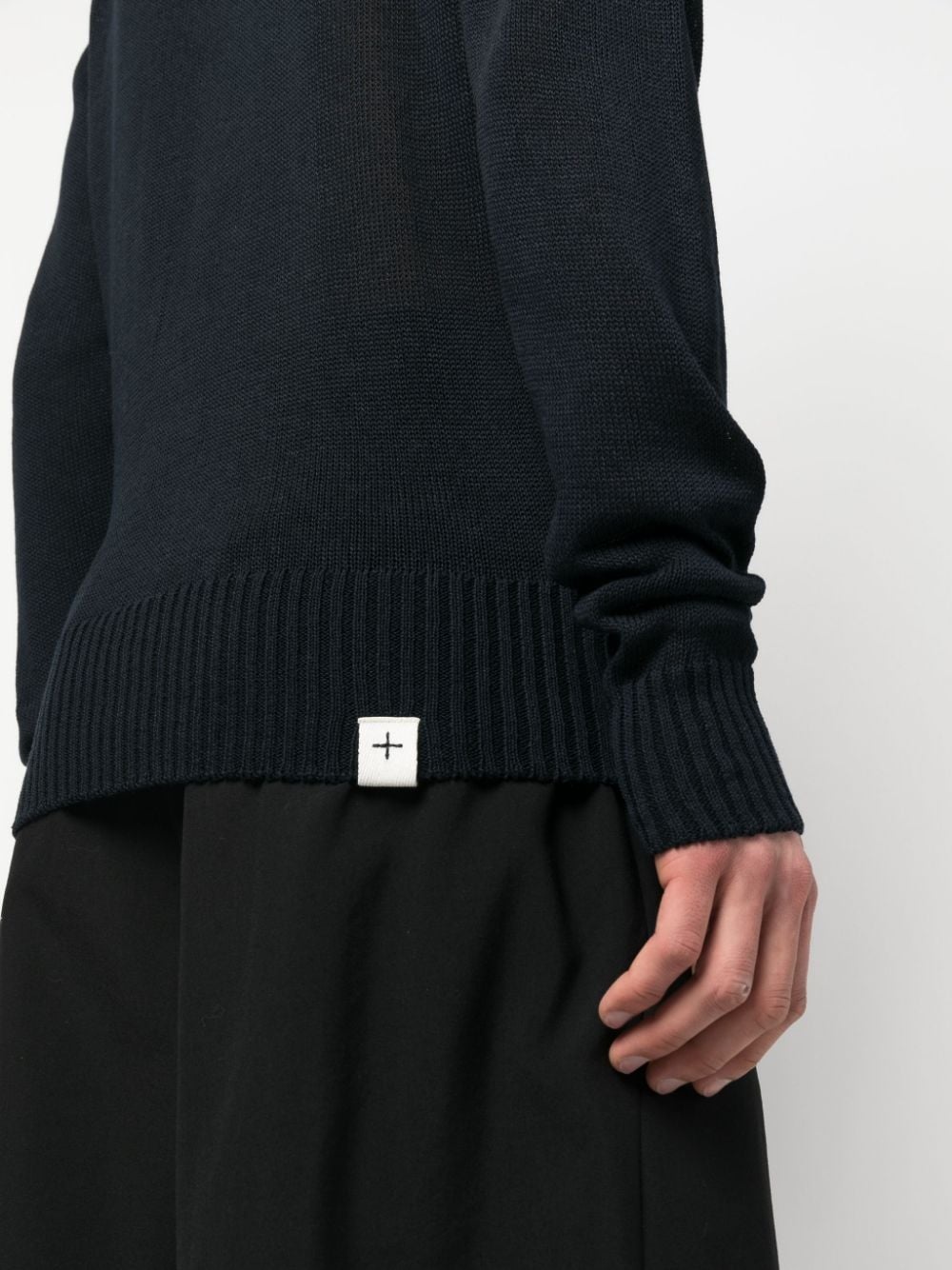 long-sleeve cotton jumper - 5