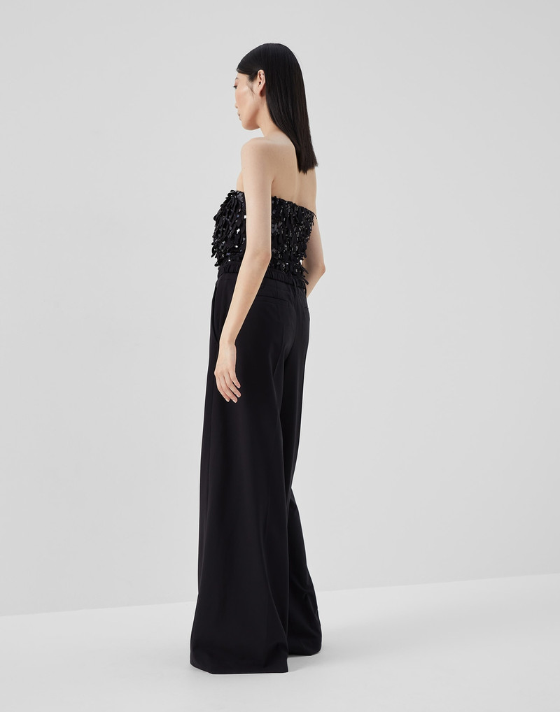 Brunello Cucinelli Jazz Droplets jumpsuit in tropical luxury wool outlook